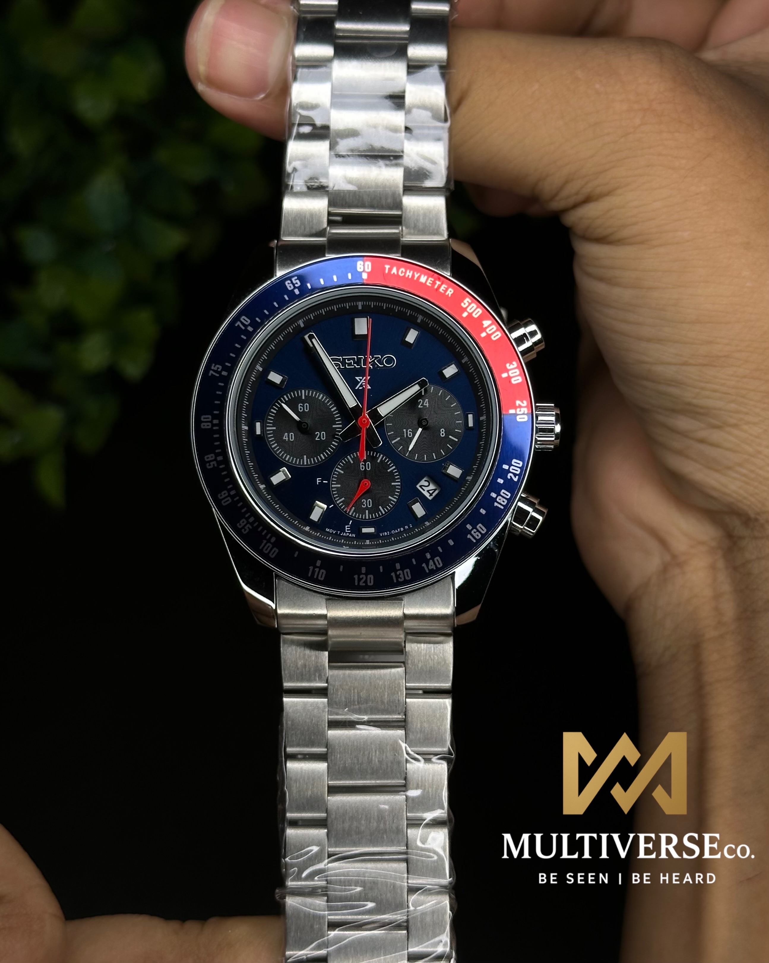 SEIKO PROSPEX SPEEDTIMER CHRONOGRAPH BLUE SUB BLUE DIAL (AA)_img_1