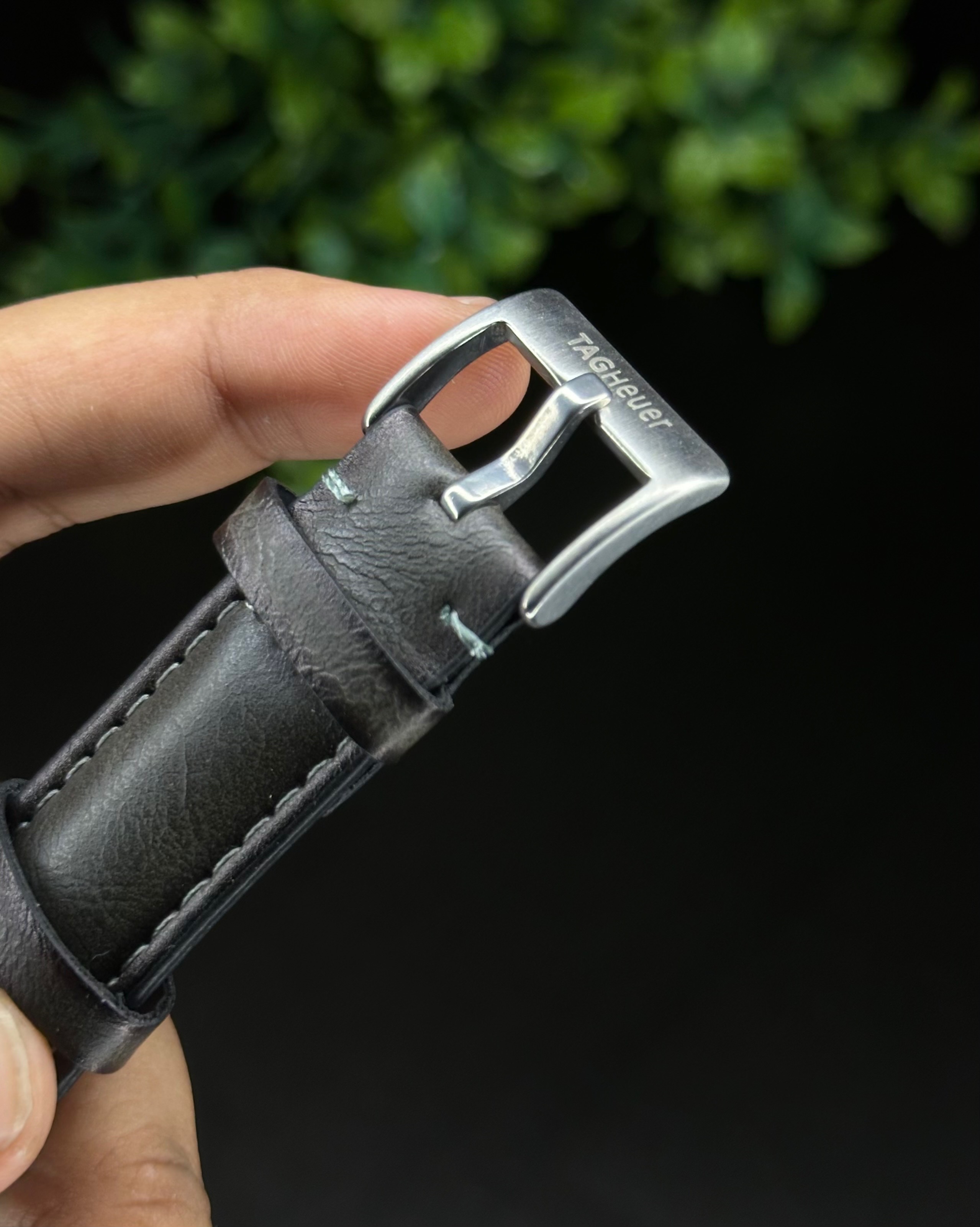 TAG HEUER CARRERA CHRONOGRAPH ASH DIAL GREY BELT (AA)_img_4