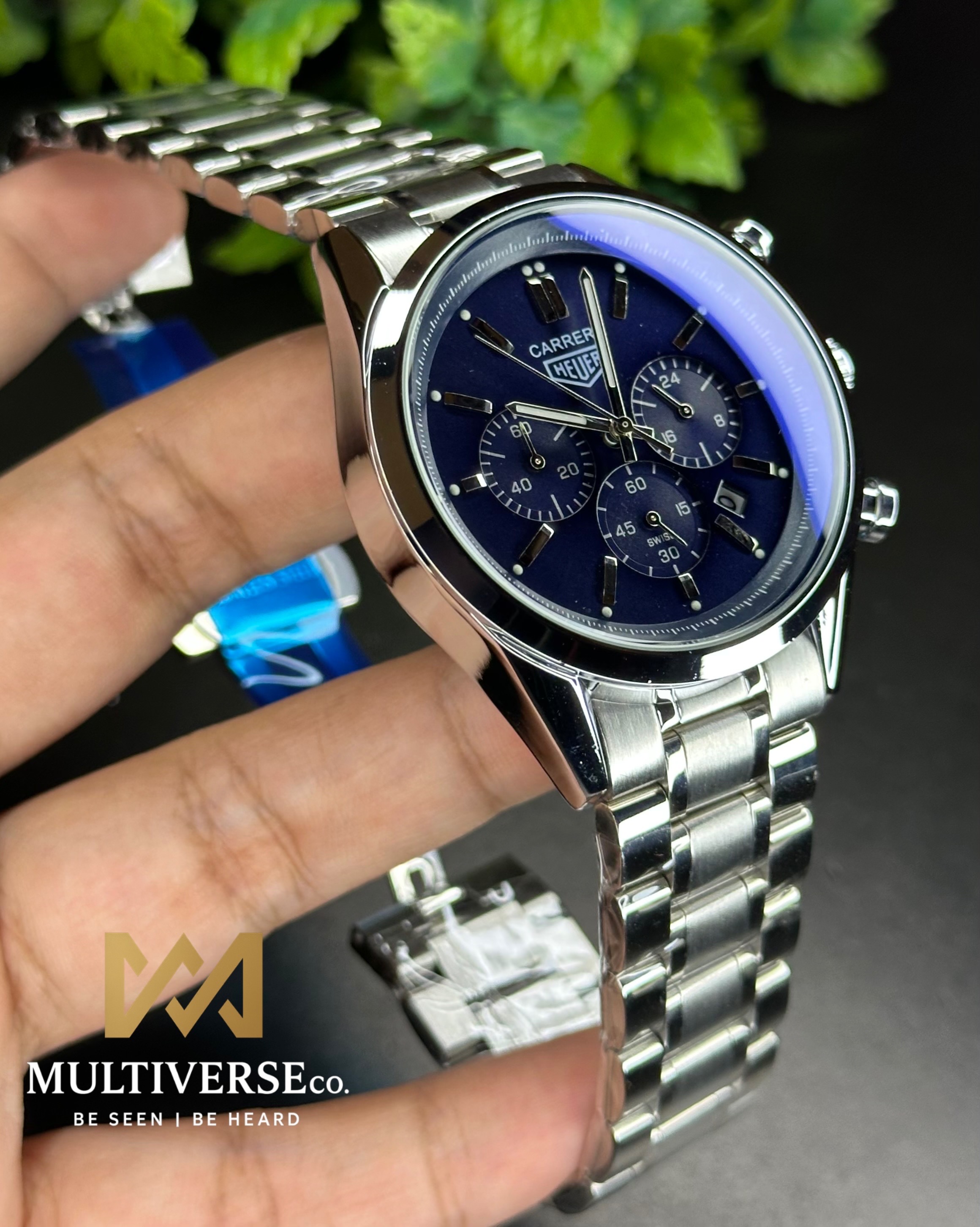 TAG HEUER CARRERA CHRONOGRAPH BLUE DIAL (AA)_img_0