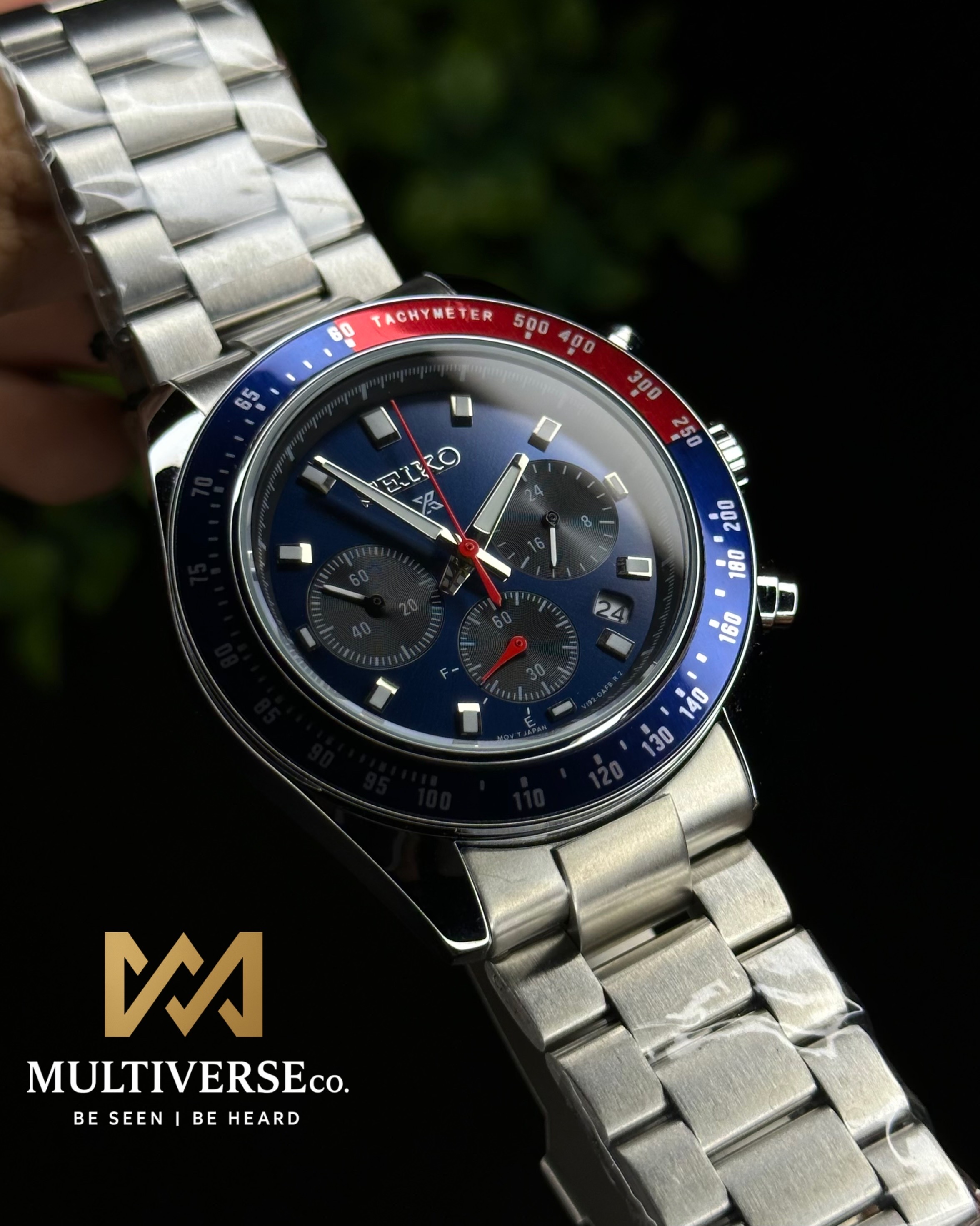 SEIKO PROSPEX SPEEDTIMER CHRONOGRAPH BLUE SUB BLUE DIAL (AA)_img_2
