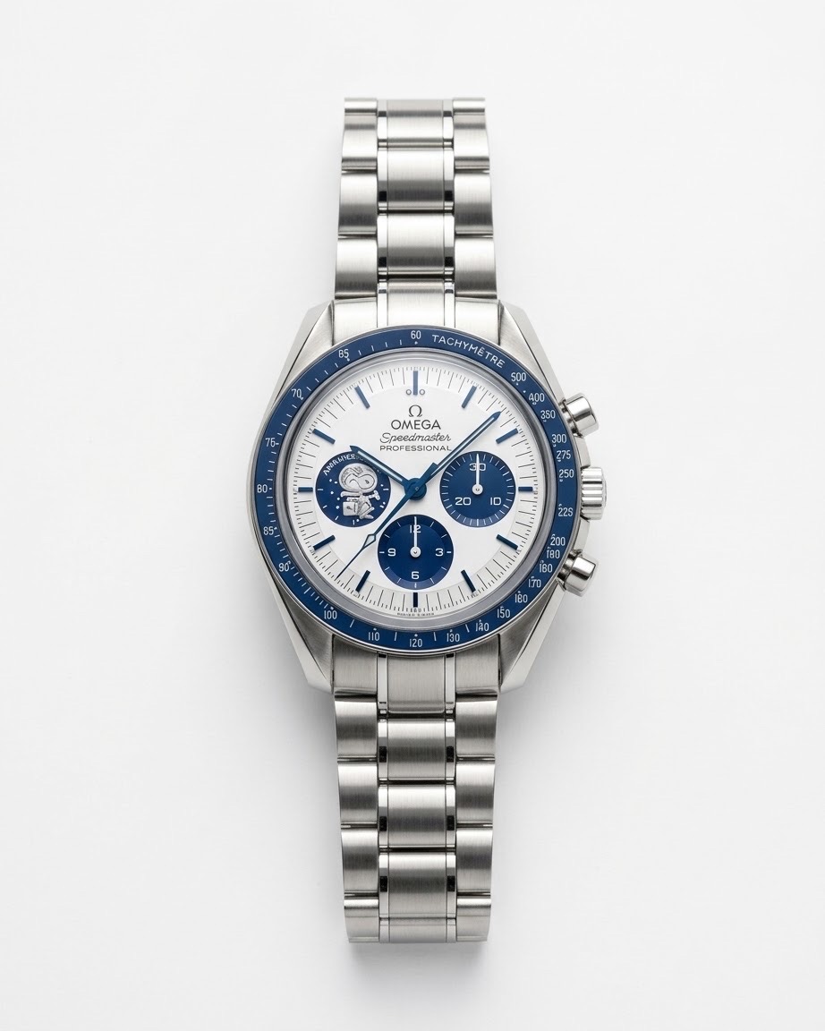 OMEGA SNOOPY EDITION CHAIN WHITE DIAL