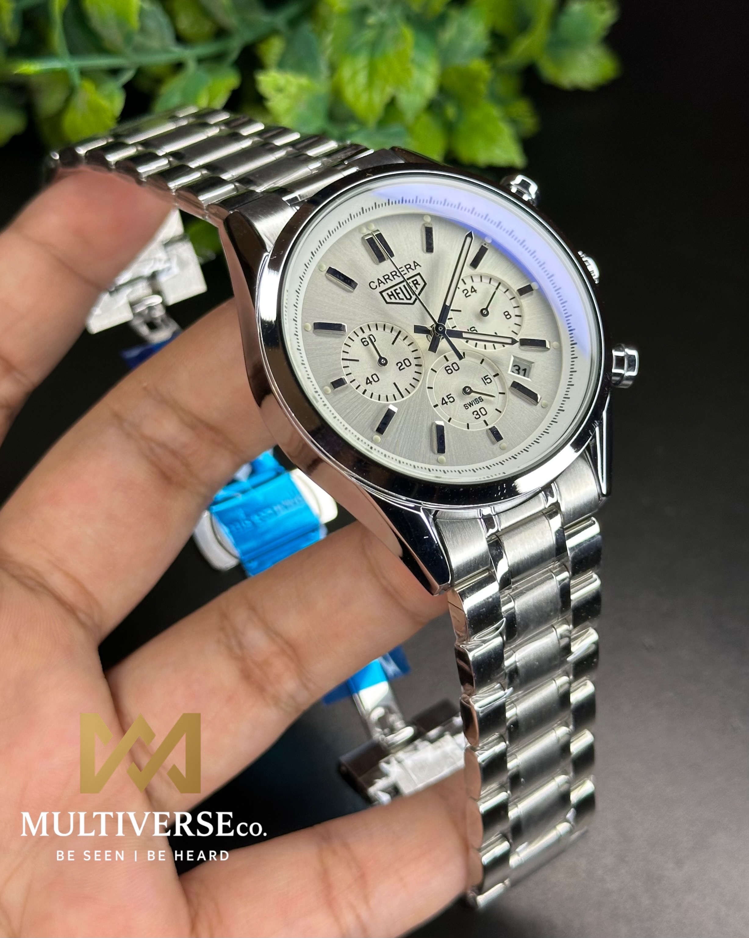 TAG HEUER CARRERA CHRONOGRAPH WHITE DIAL (AA)_img_0