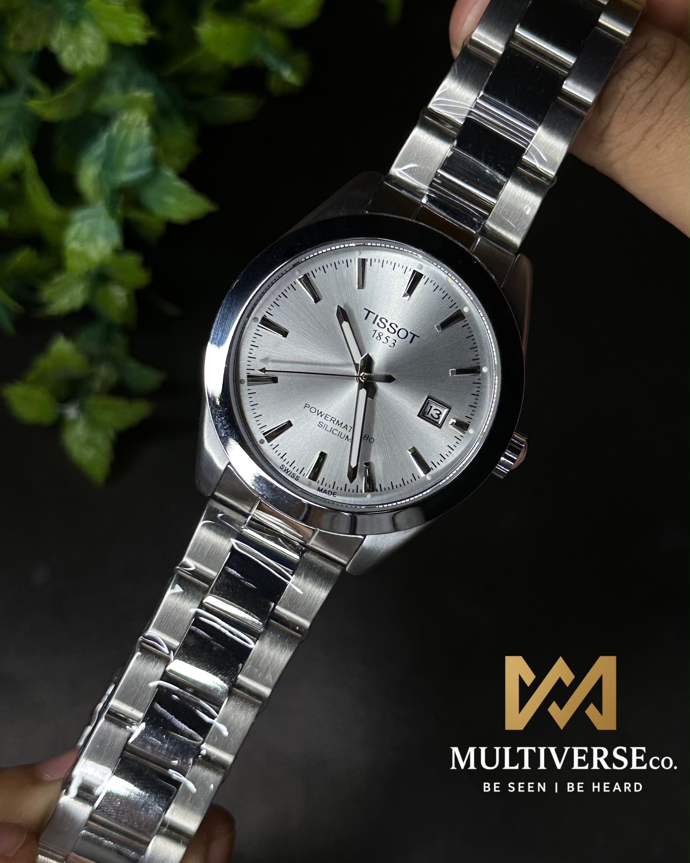 TISSOT GENTLEMAN POWERMATIC 80 SILICUM WHITE DIAL