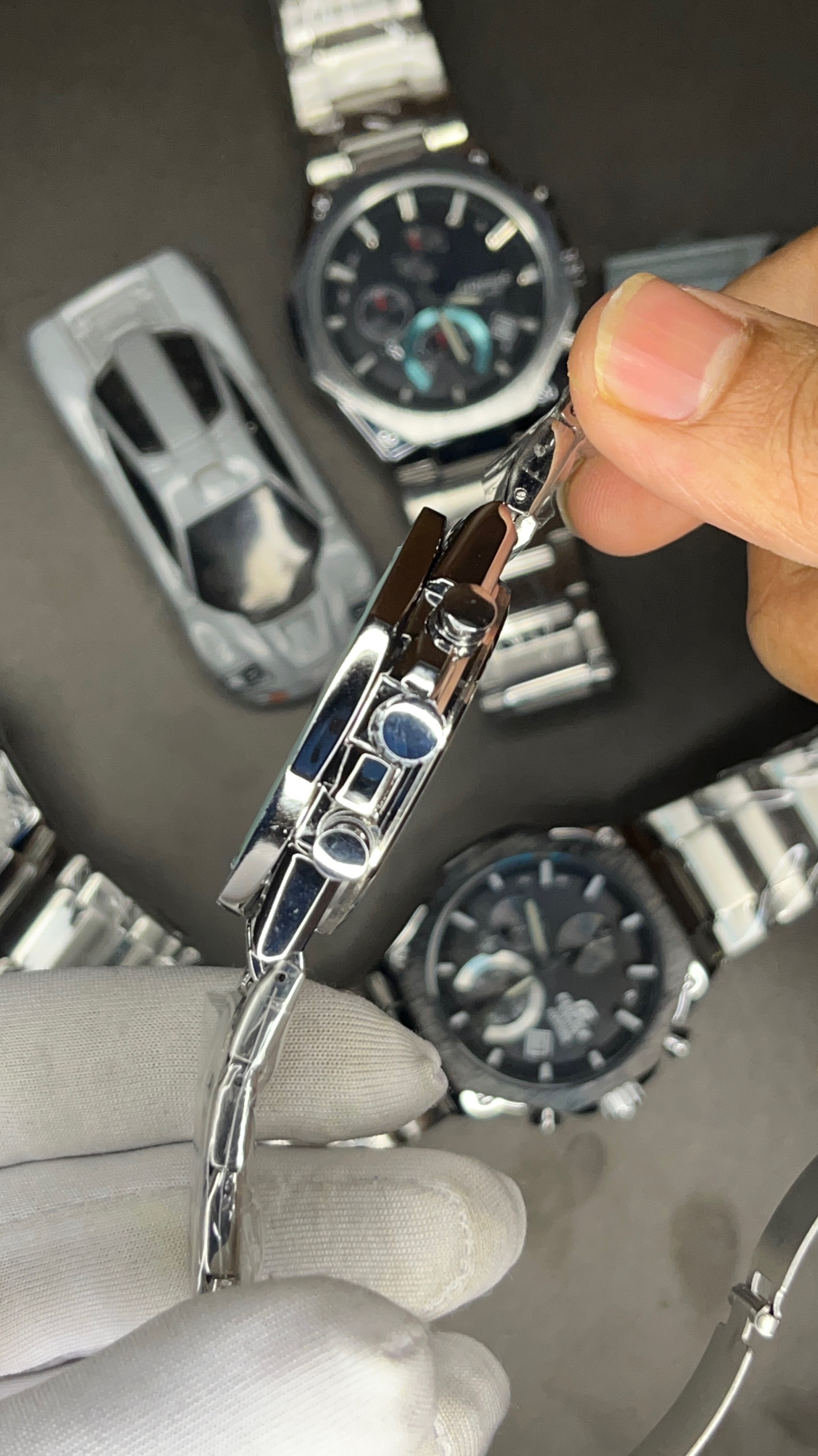 CASIO EDIFICE | CHRONOGRAPH | BLACK DIAL | BLUE TONE (AA)_img_2