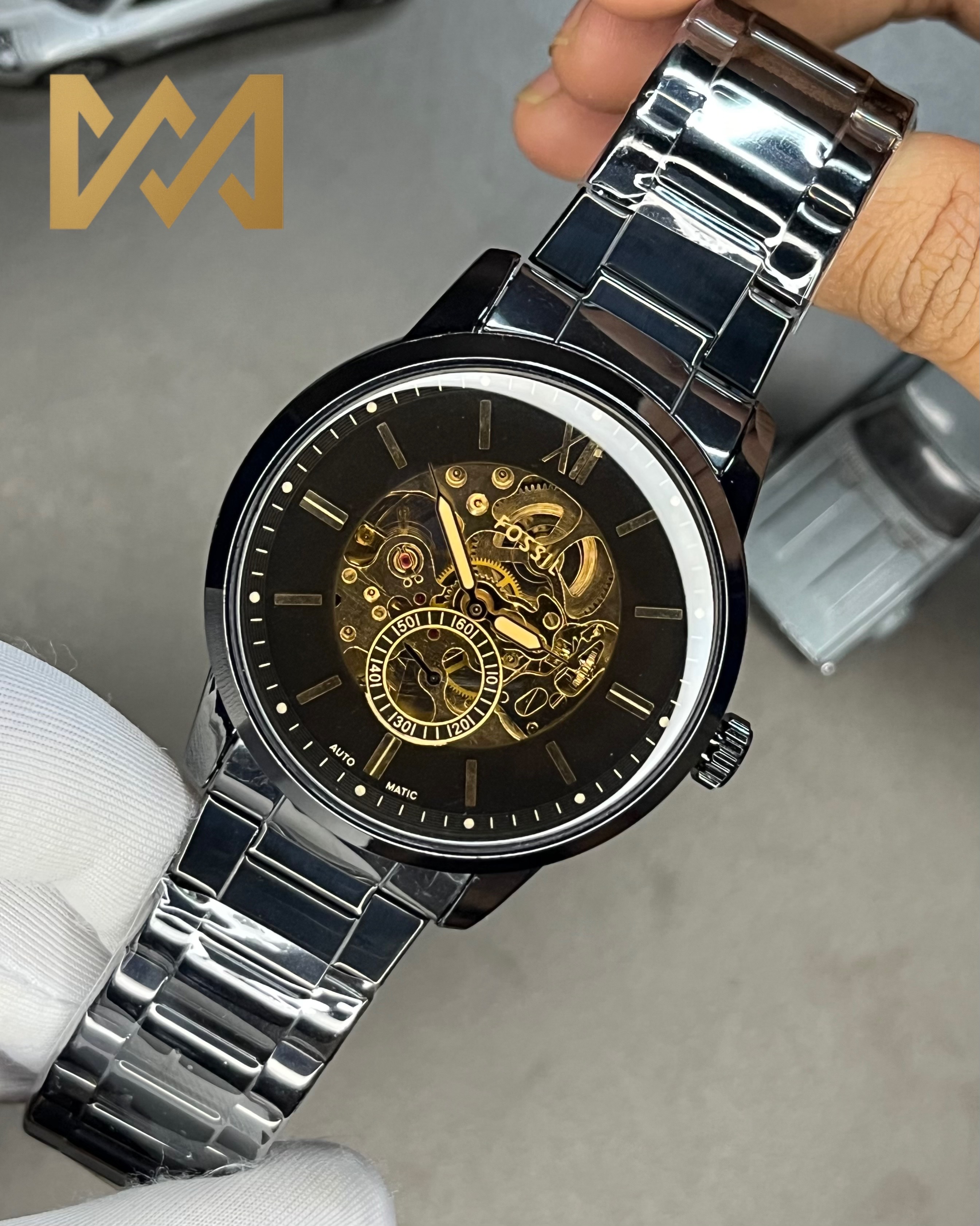 FOSSIL TOWNSMAN AUTOMATIC | FULL BLACK  (AA)_img_0