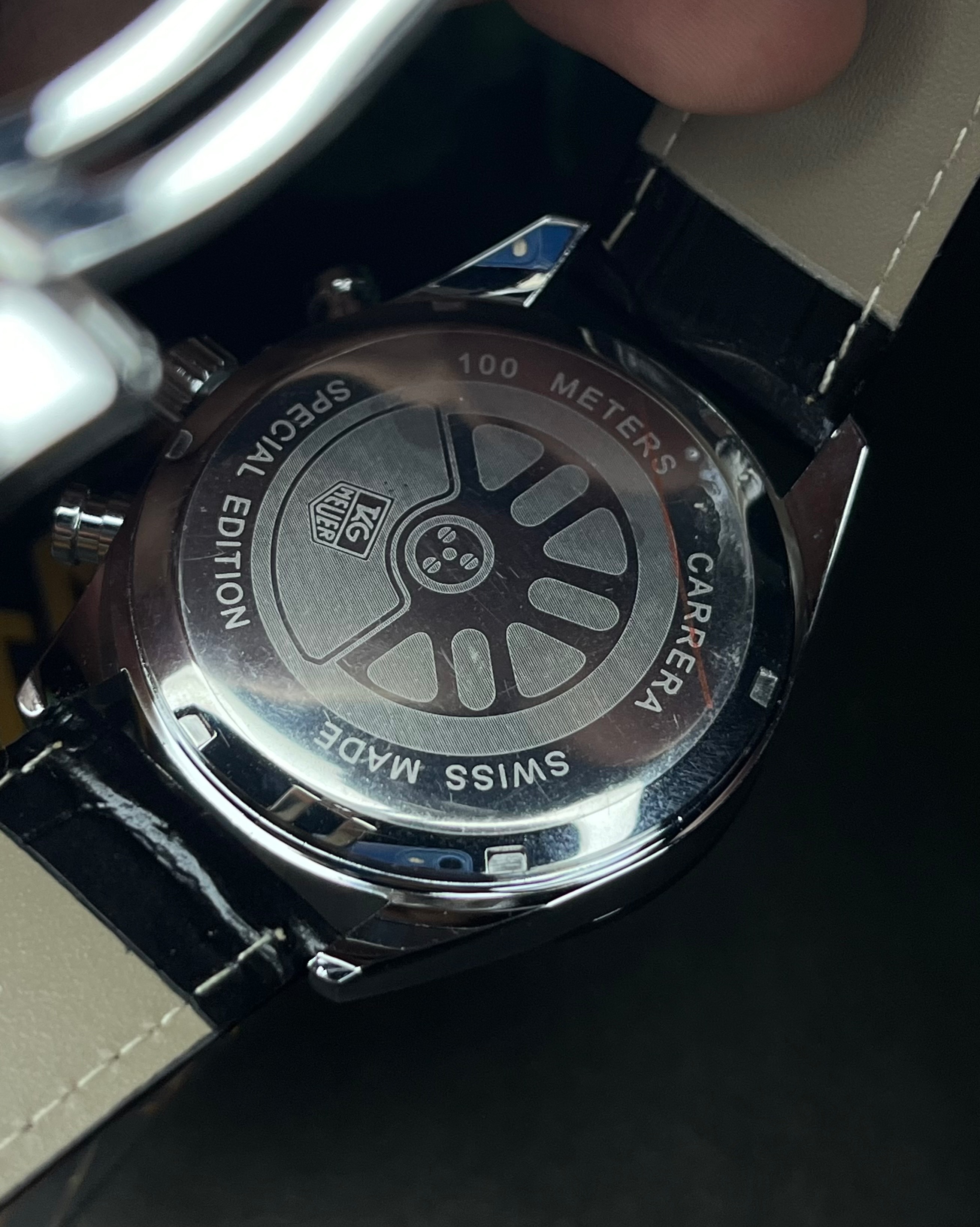 TAG HEUER HERITAGE SPORT BLACK BELT PANDA DIAL CHRONOGRAPH (AA)_img_3