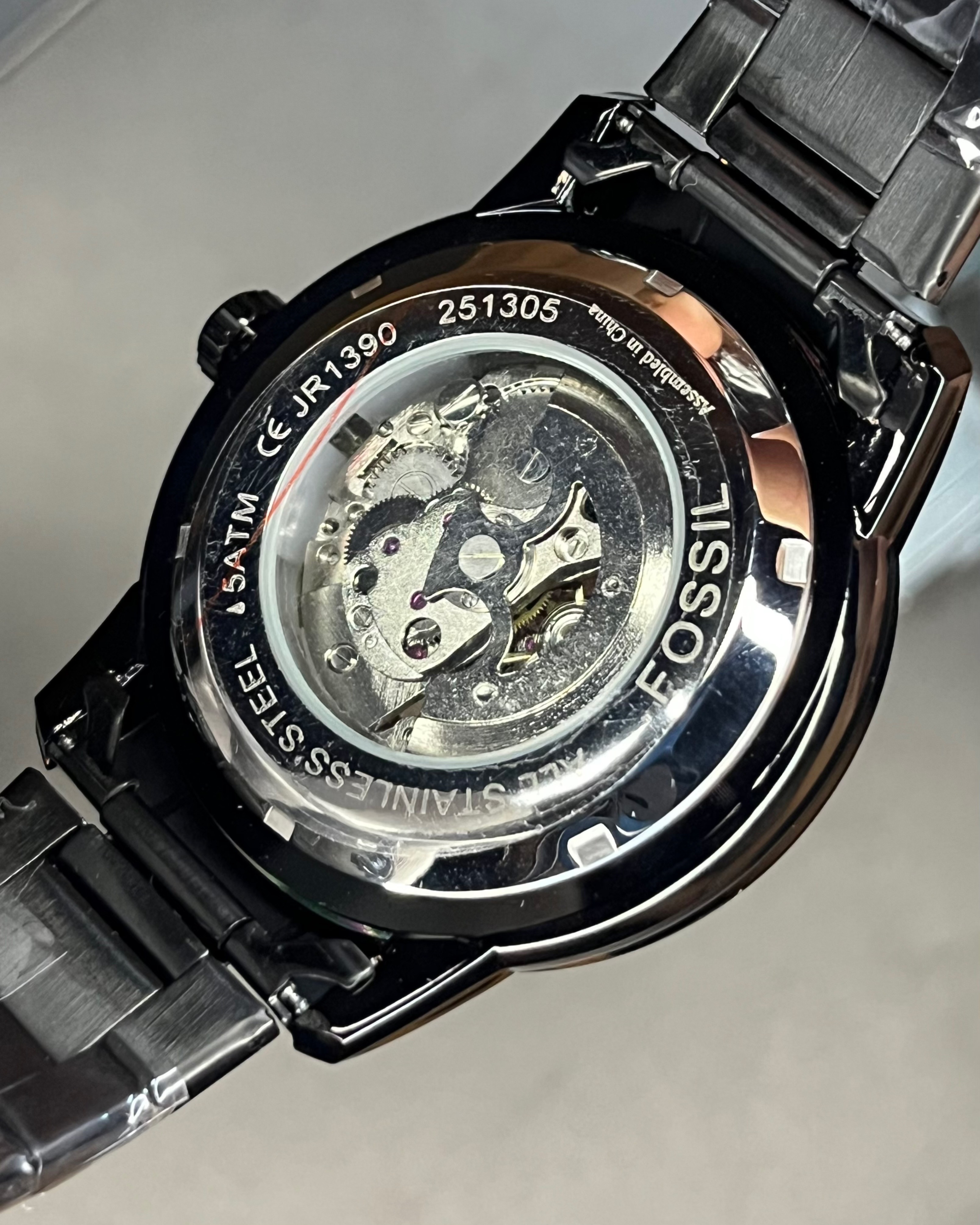 FOSSIL TOWNSMAN AUTOMATIC | FULL BLACK  (AA)_img_1