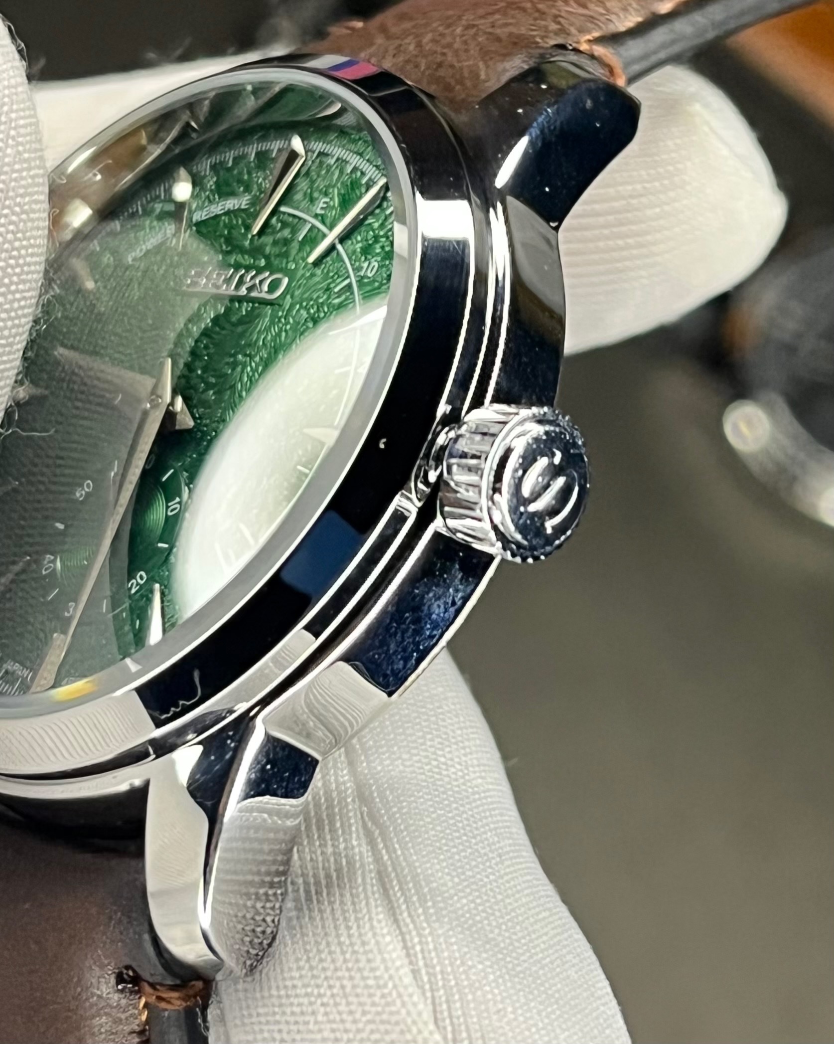 SEIKO COCKTAIL TIME 60s | CHOCOLATE BELT GREEN DIAL (AA)_img_2