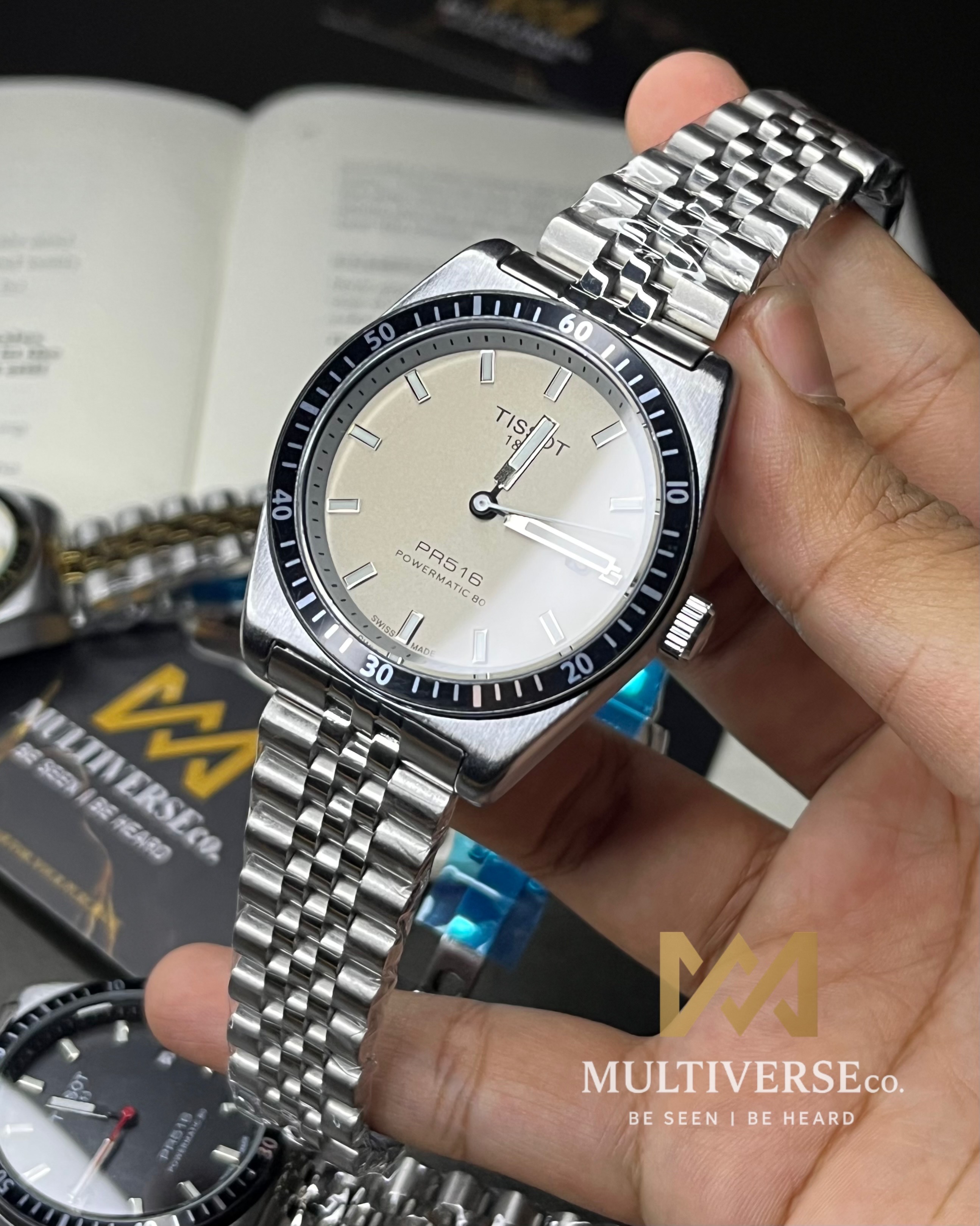TISSOT POWERMATIC 80 | PR516 | AUTOMATIC | GREY DIAL (SEMI AAA)