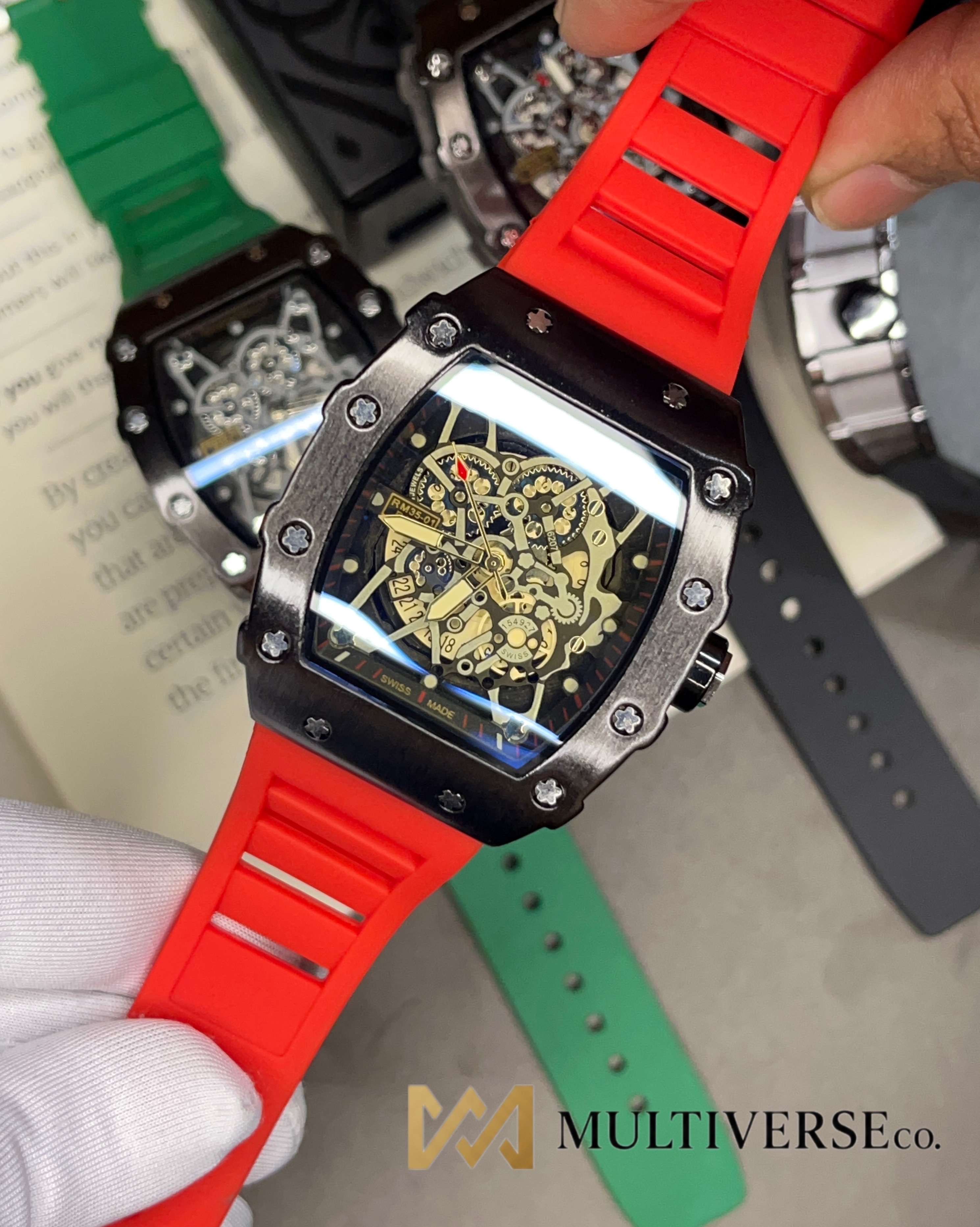 RM V1 | BLACK CASE | RED BELT (AA)_img_0