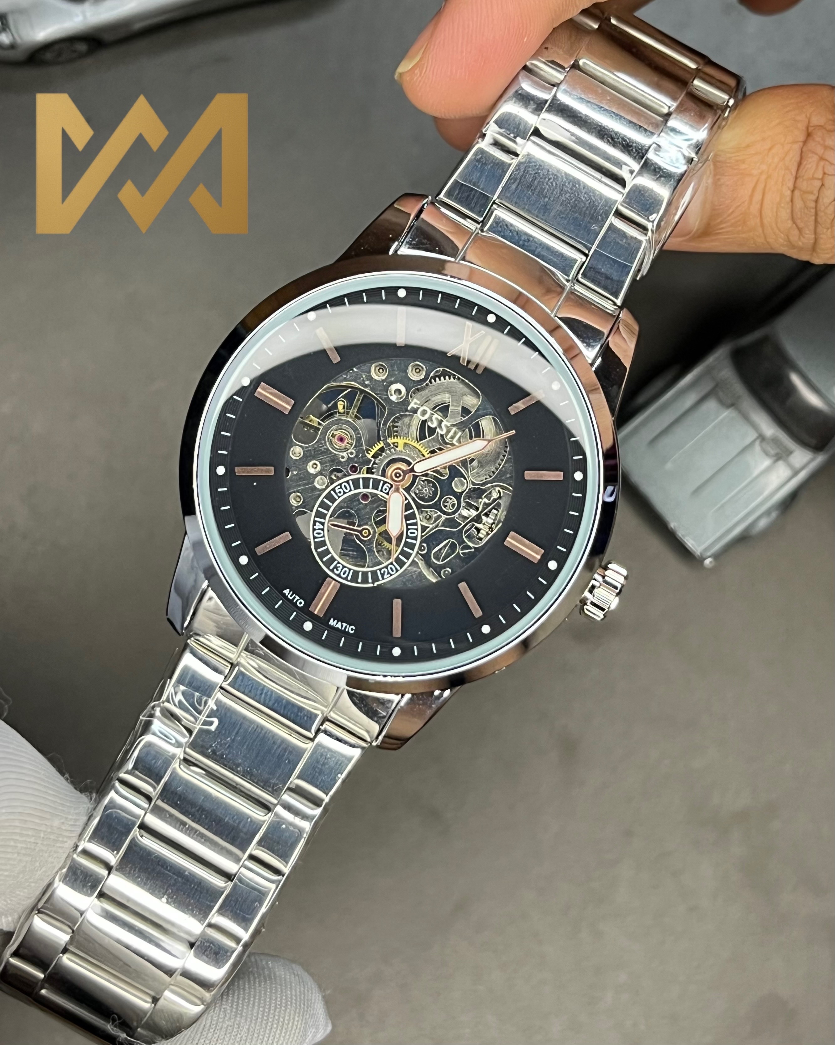 FOSSIL TOWNSMAN AUTOMATIC | BLACK DIAL (AA)_img_0