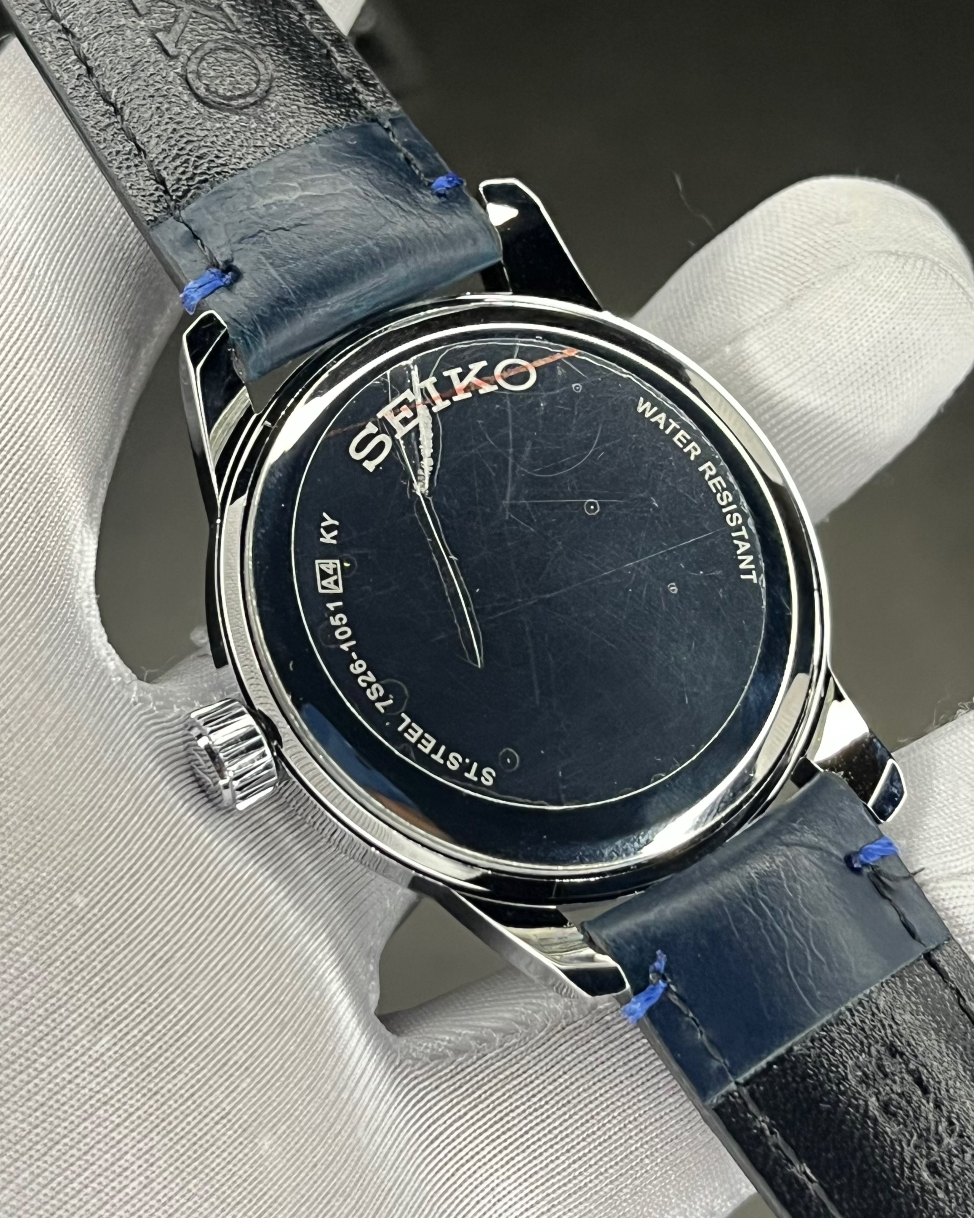 SEIKO COCKTAIL TIME 60s | BLUE BELT BLUE DIAL (AA)_img_1