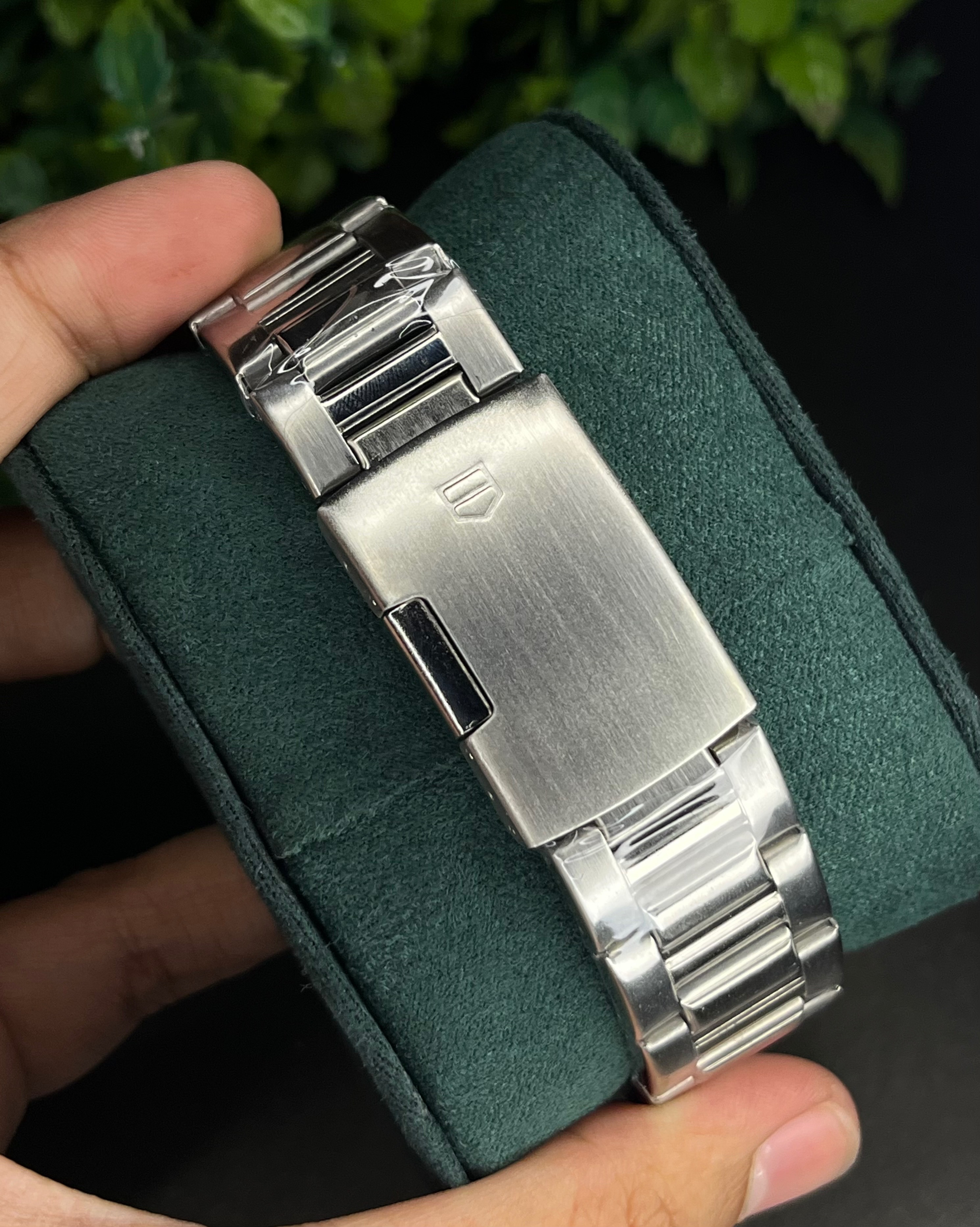 TAG HEUER PORSHCE DESIGN | CHRONOGRAPH | BLACK DIAL SILVER CHAIN (AA)_img_5