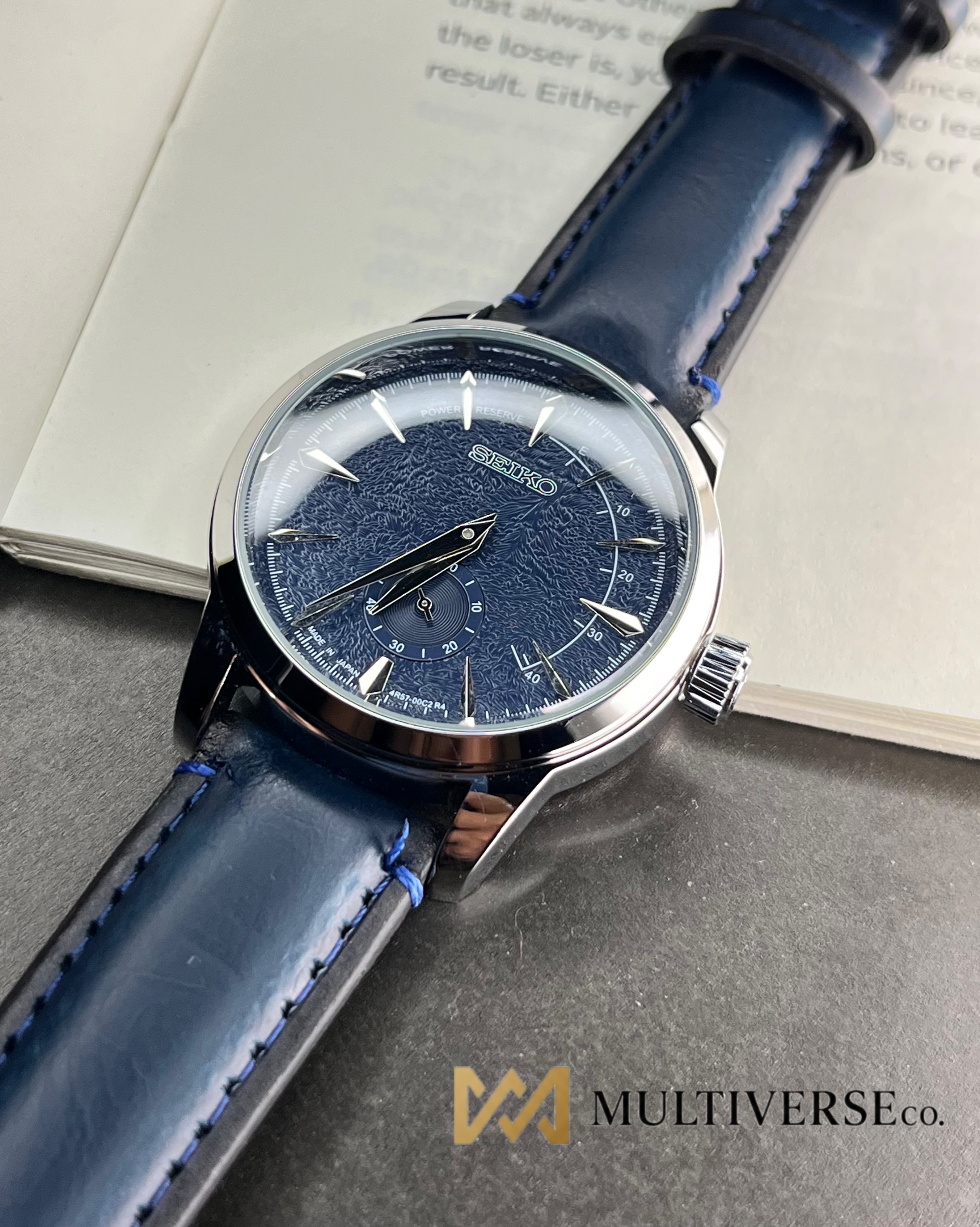 SEIKO COCKTAIL TIME 60s | BLUE BELT BLUE DIAL (AA)_img_3