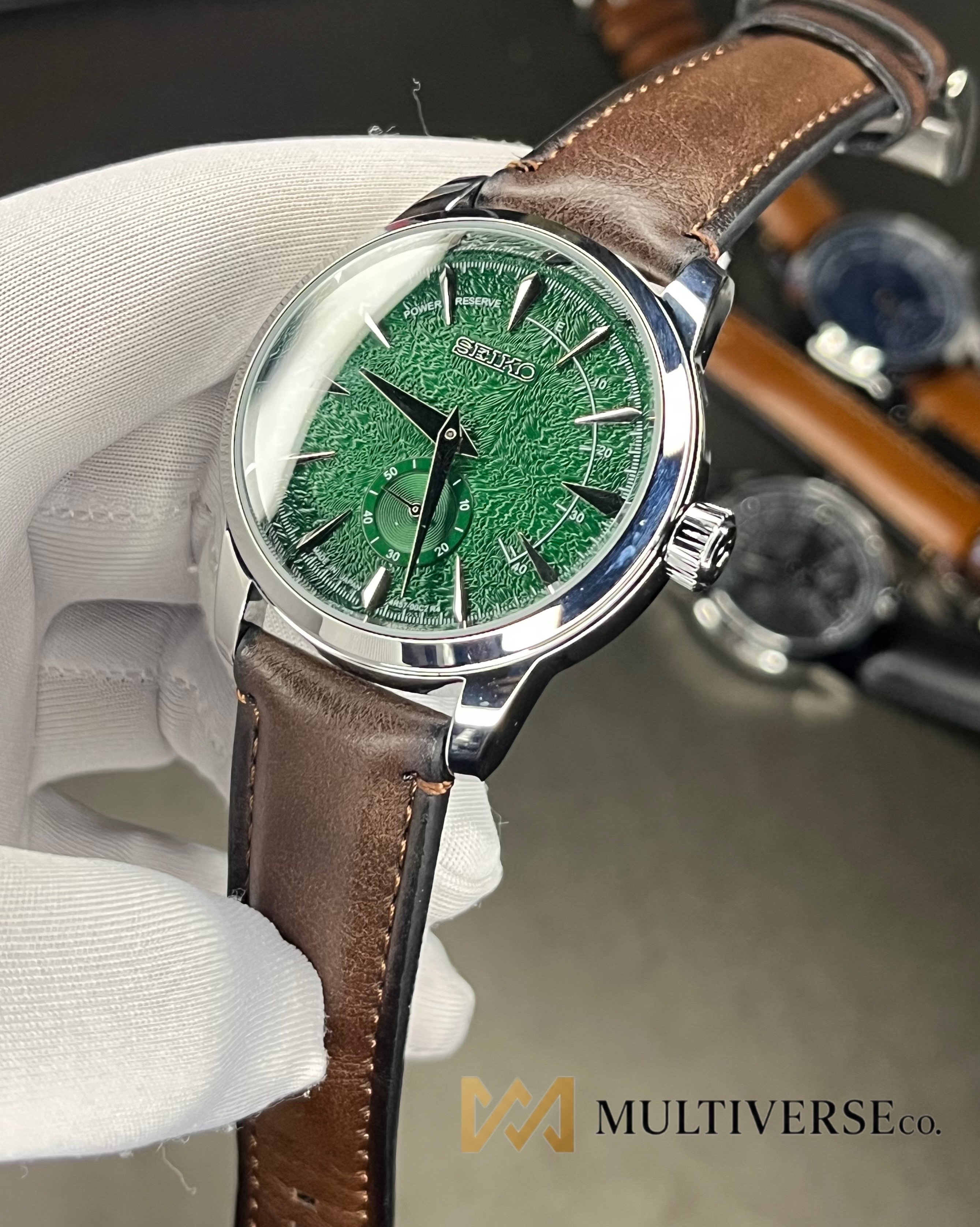 SEIKO COCKTAIL TIME 60s | CHOCOLATE BELT GREEN DIAL (AA)_img_0