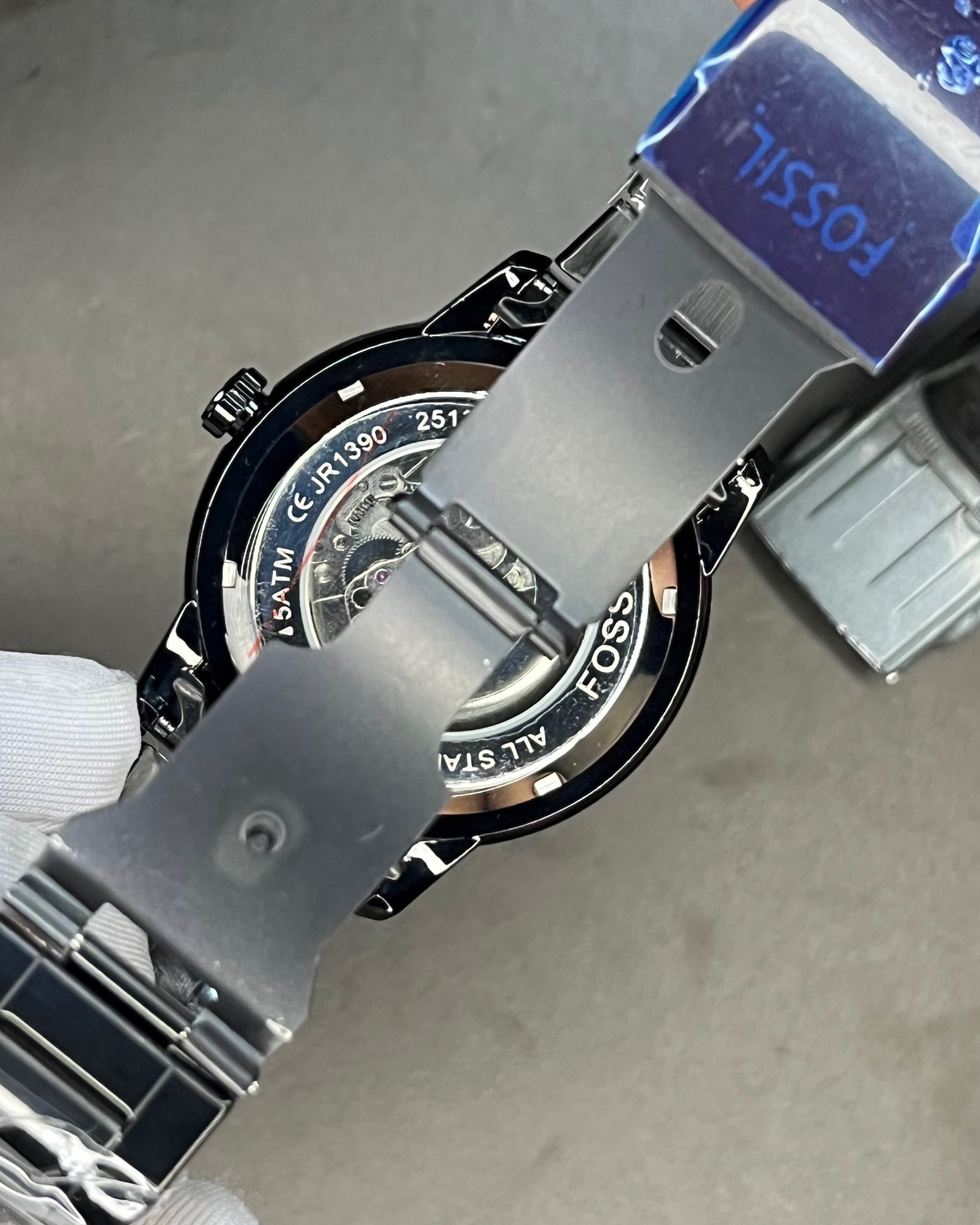 FOSSIL TOWNSMAN AUTOMATIC | FULL BLACK  (AA)_img_3