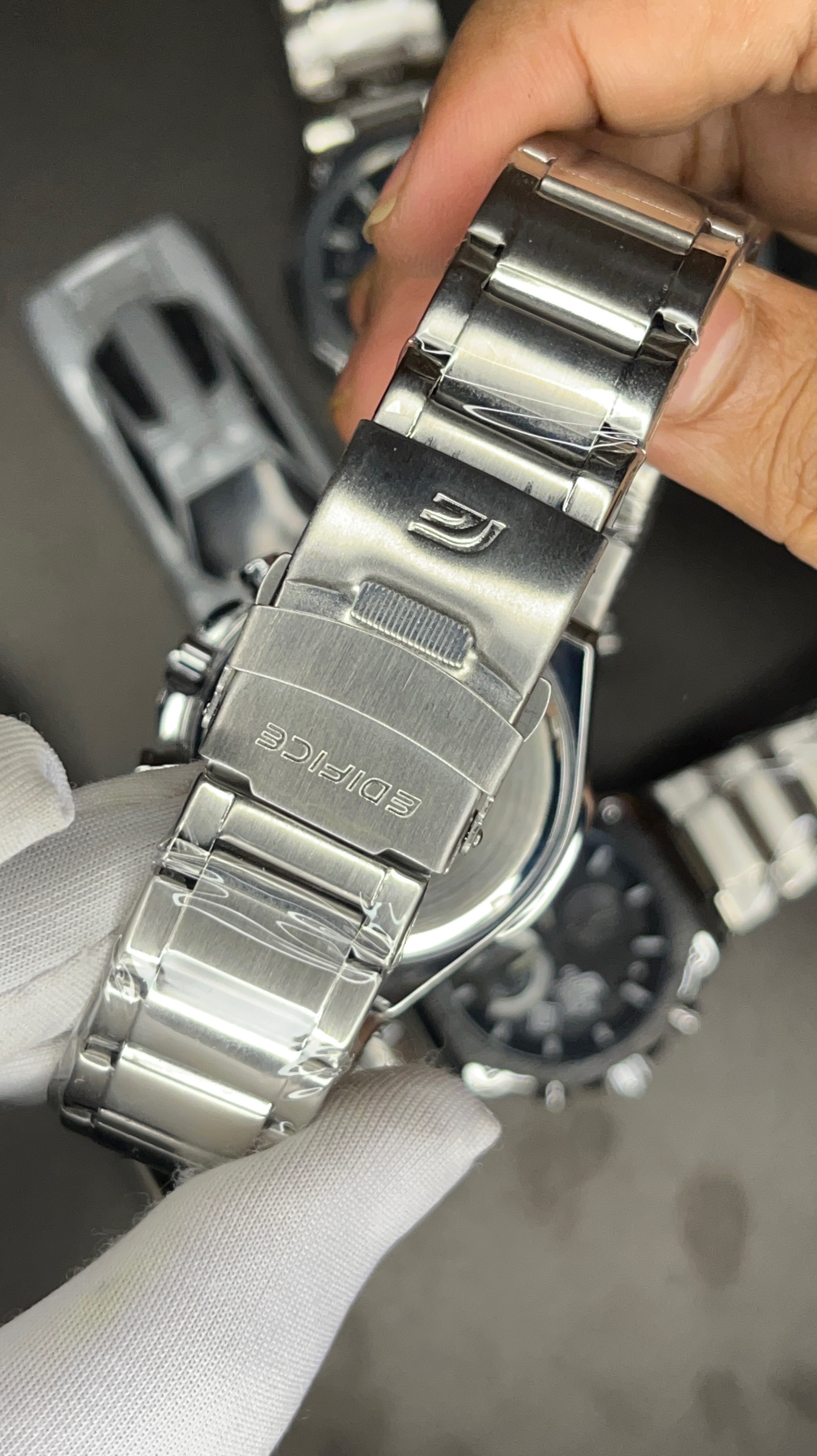 CASIO EDIFICE | CHRONOGRAPH | BLACK DIAL | BLACK BEZEL (AA)_img_2
