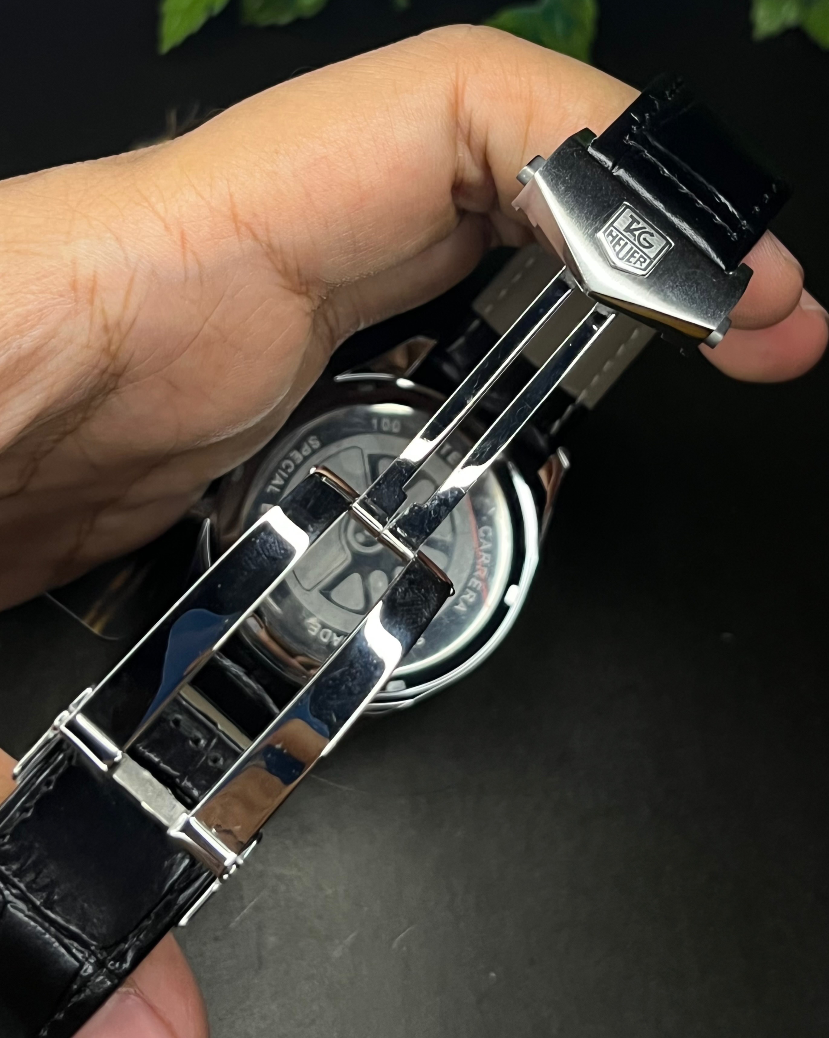 TAG HEUER HERITAGE SPORT BLACK BELT PANDA DIAL CHRONOGRAPH (AA)_img_4