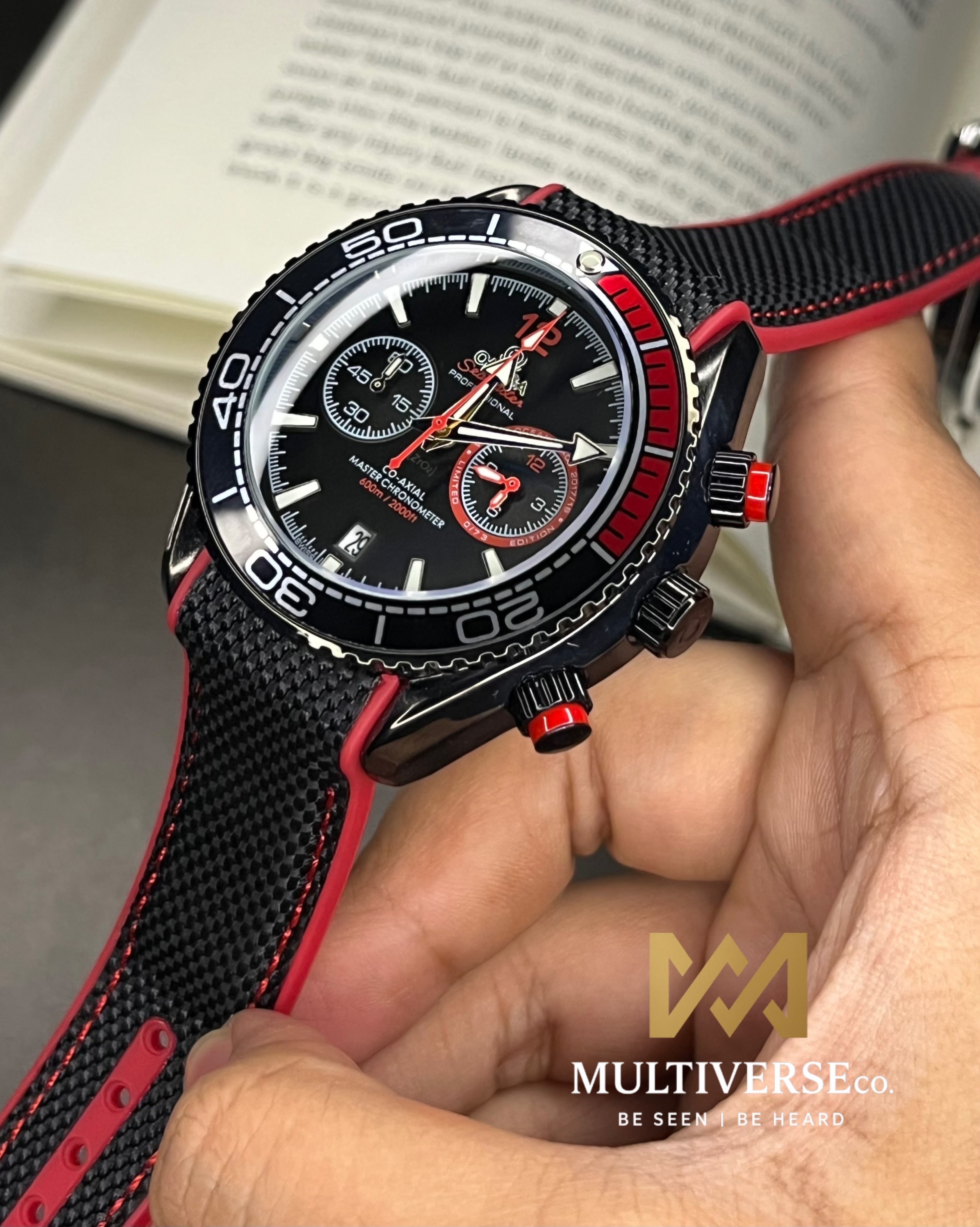 OMEGA VOLVO RACING EDTION | BLACK-RED (AA)
