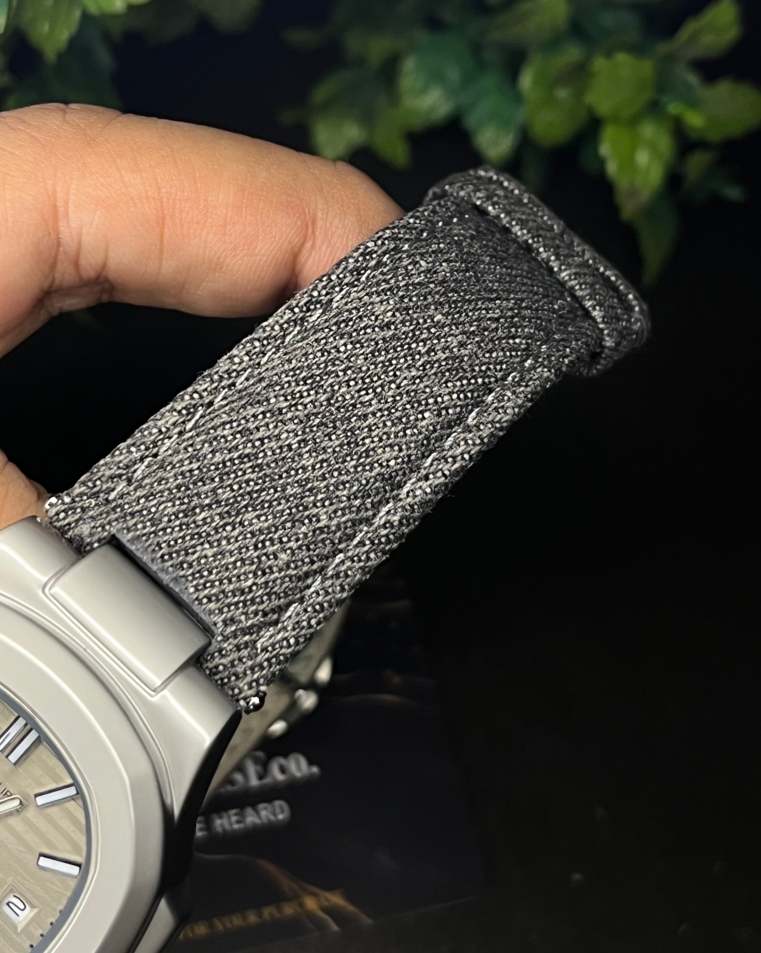 PATEK PHILIPPE NAUTILUS DENIM JEANS GREY DIAL (AA)_img_2