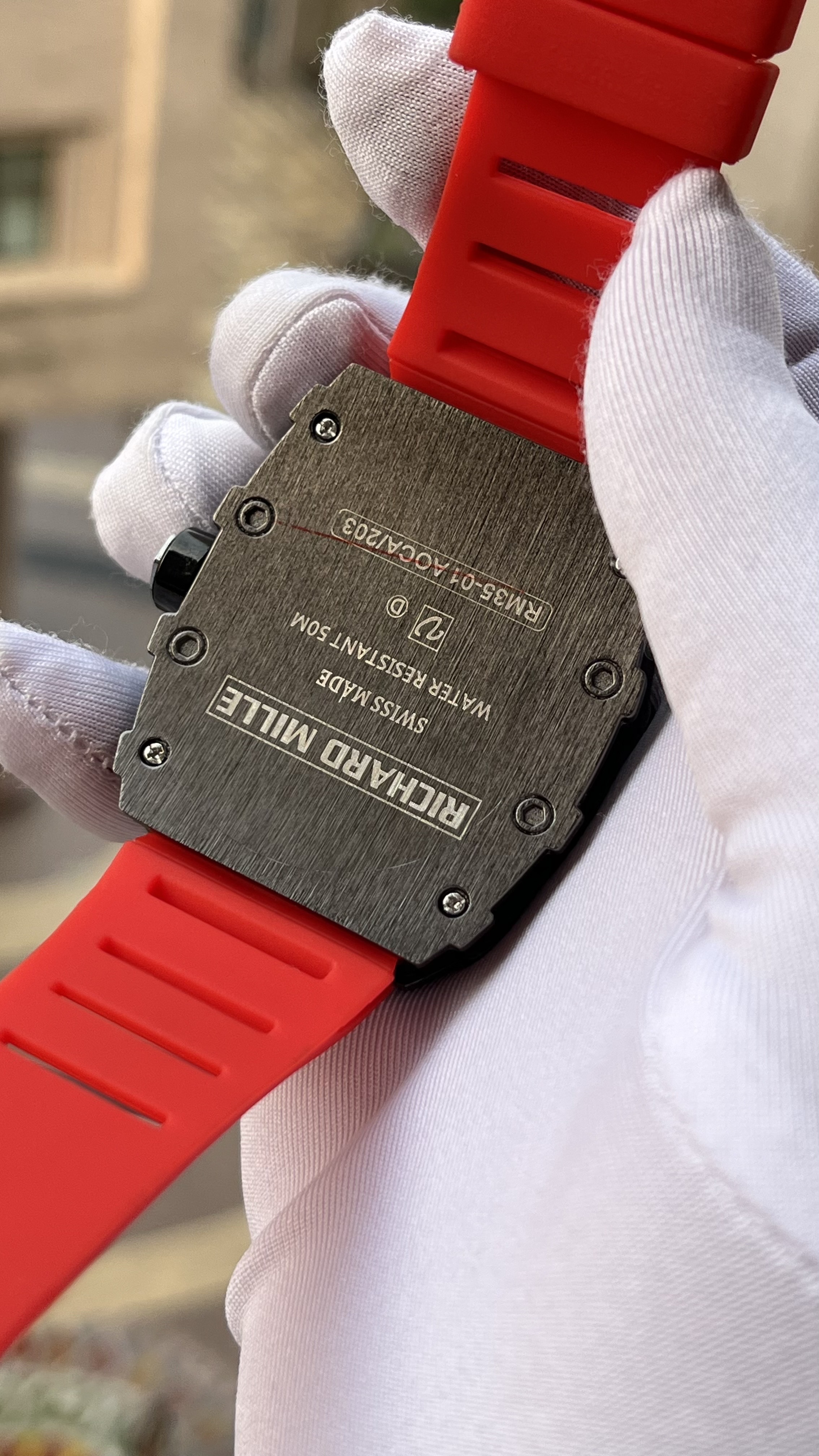 RM V1 | BLACK CASE | RED BELT (AA)_img_4