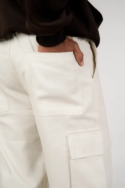 Off - white Streetwear 6 Pocket Baggy Pants_img_1