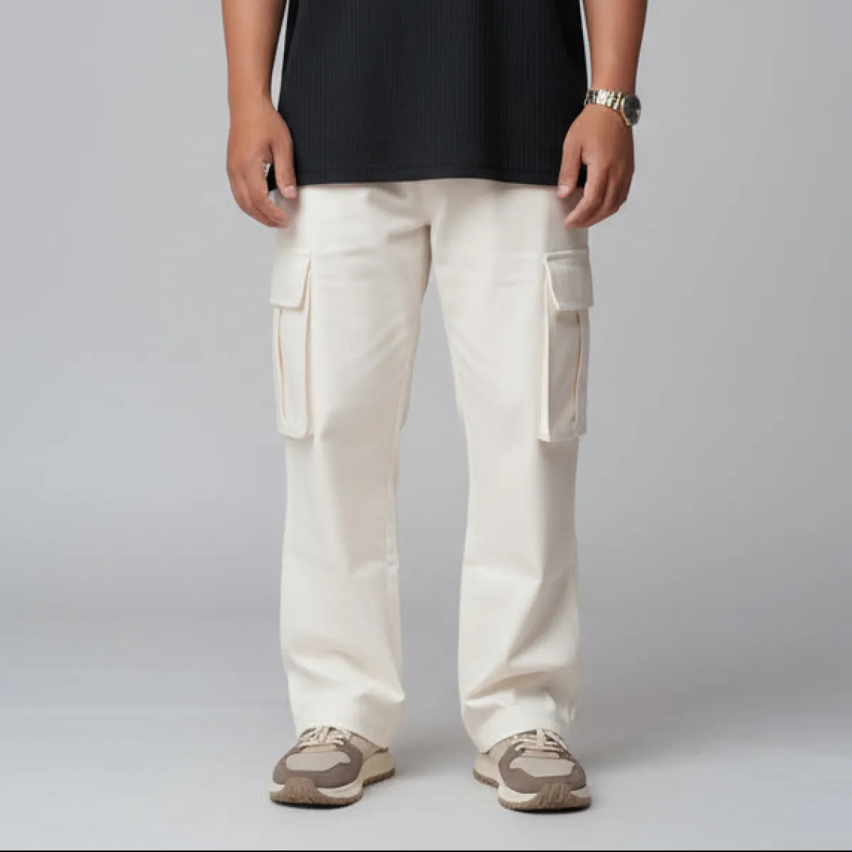 Off-White Colour 6 Pocket Baggy Pants