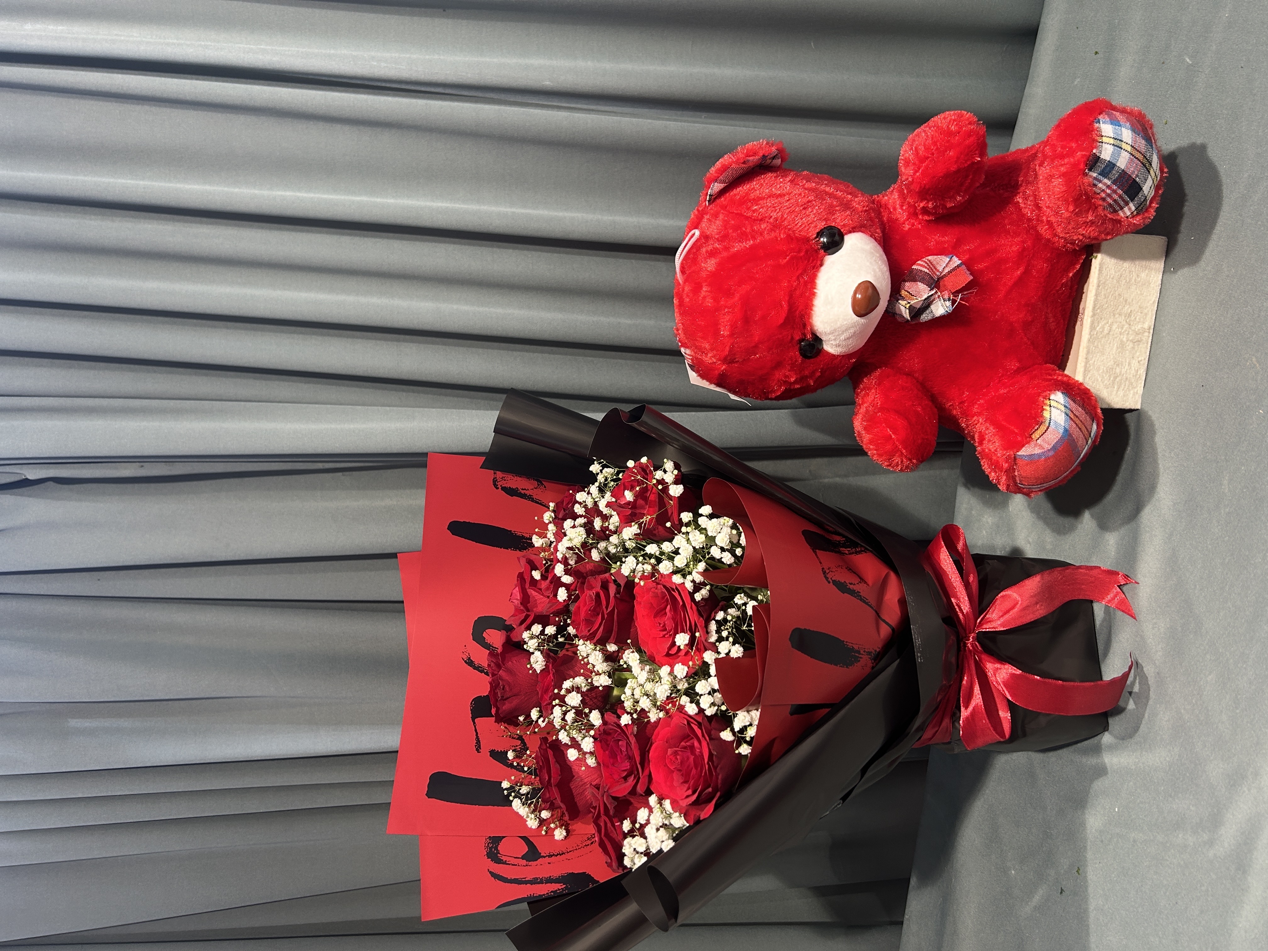 bouquet with small teddy_img_1