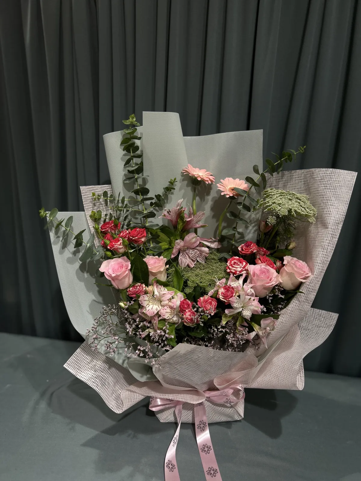 Pink multiple type stunning bouquet