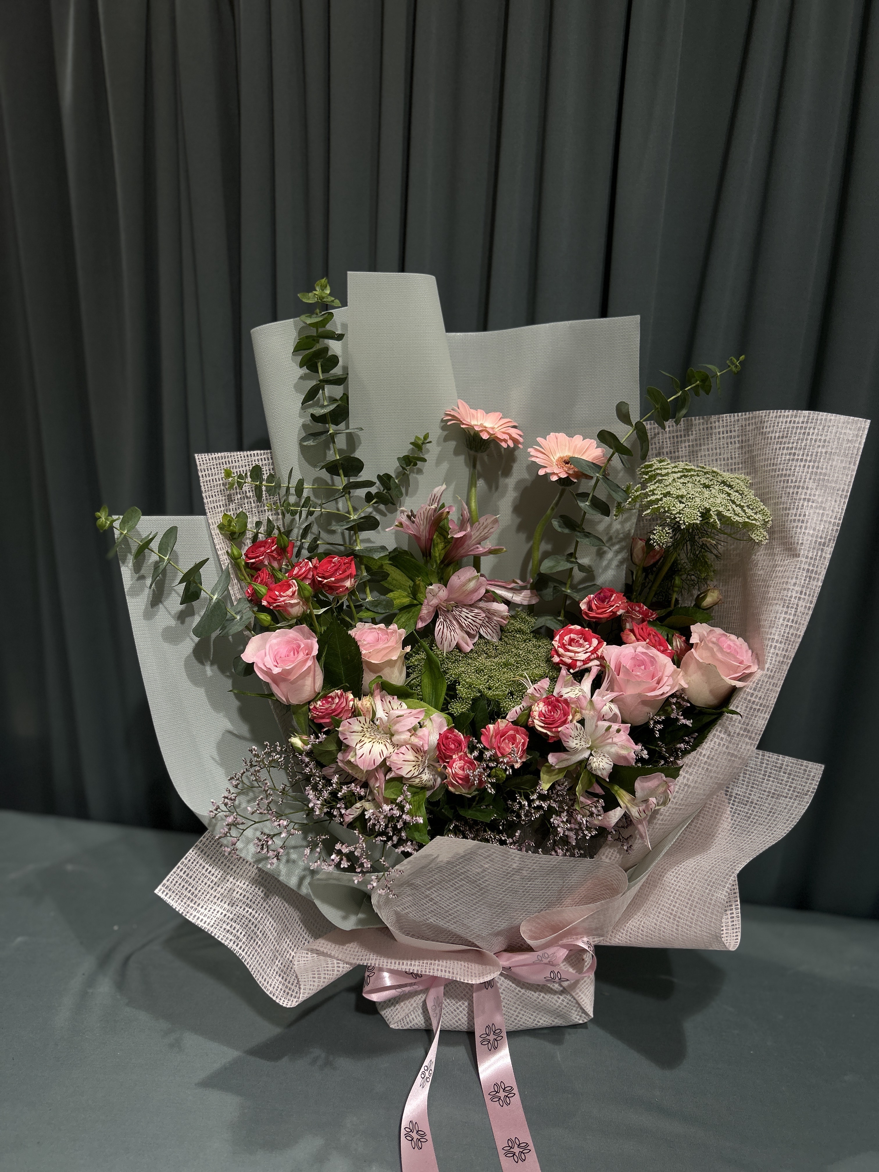 Pink multiple type stunning bouquet