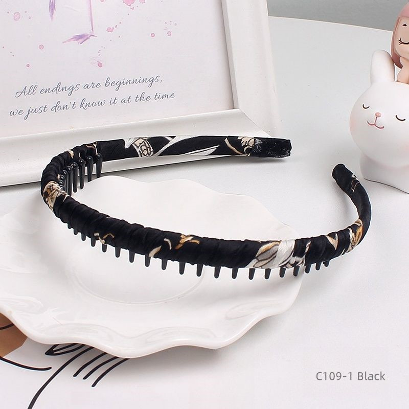 ProX Blue Vintage Pattern Fabric Headband_B-603-6