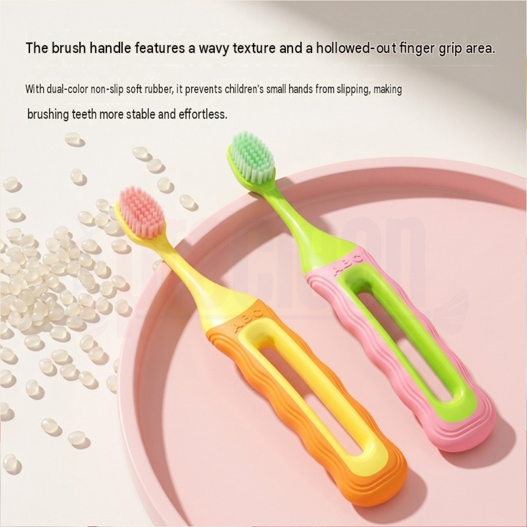 Prox New Kid's toothbrush for ages 2-9, featuring double spiral bristles and Anti Slip AB-3088_img_4