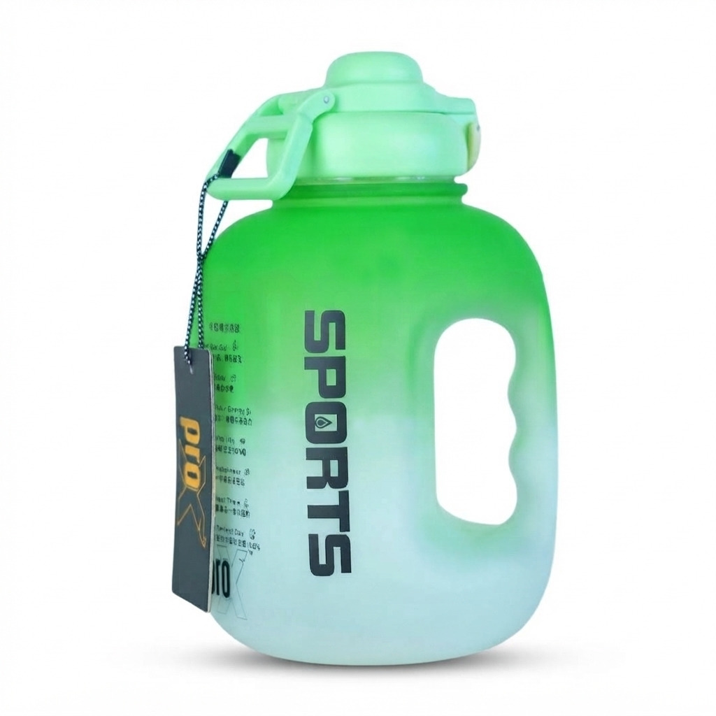 ProX Large Capacity High Quality Plastic Water Bottle WB-2975_Green(2600ml)