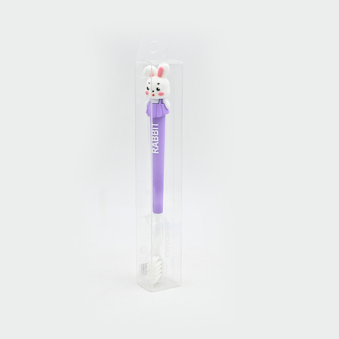 ProX Kids Cute 3D Animal Figures Toothbrush AB-2753_Purple