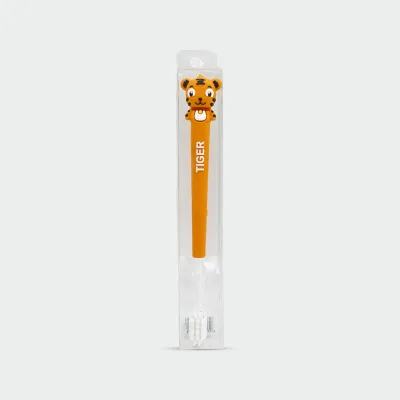 ProX Kids Cute 3D Animal Figures Toothbrush AB-2753_Orange_img_0