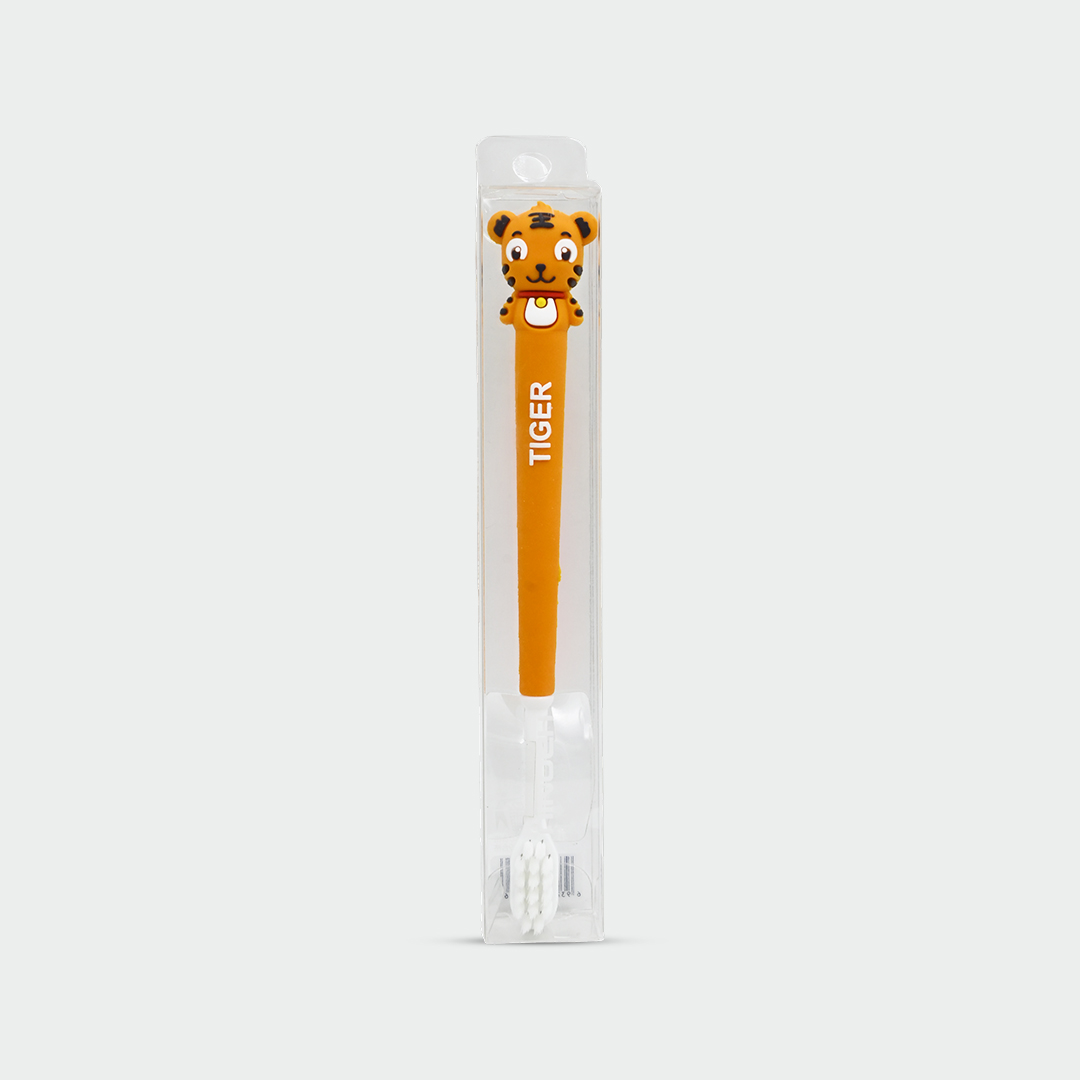 ProX Kids Cute 3D Animal Figures Toothbrush AB-2753_Orange