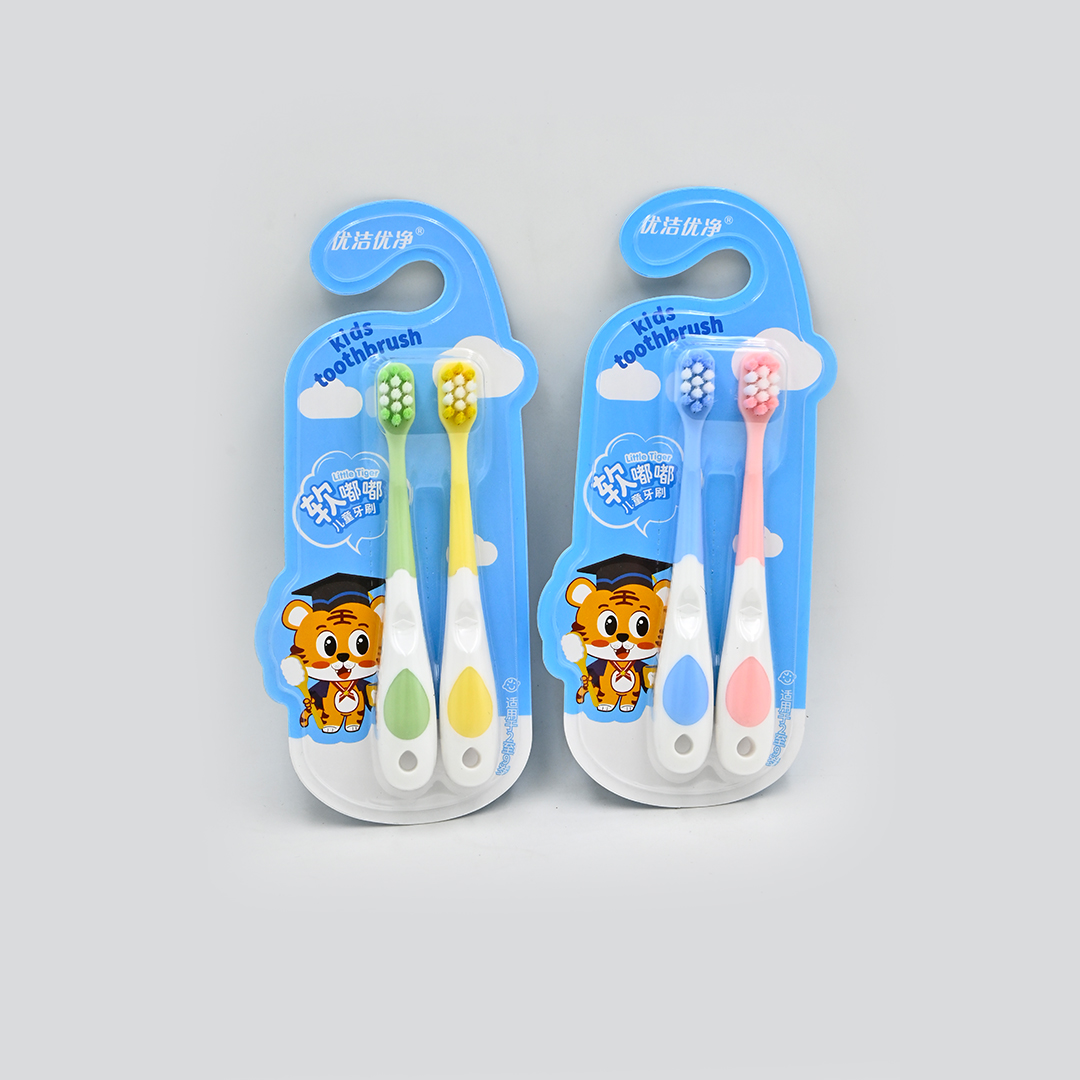 ProX 2pcs Pack Ultra-Soft Kids Little Tiger Themed Toothbrush AB-2869