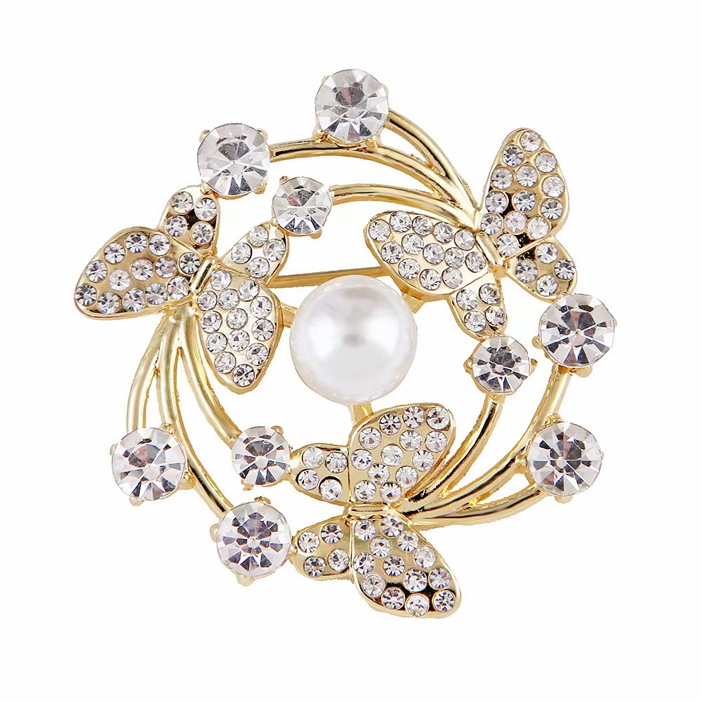 ProX Sparkling Butterfly Garden Brooch_BR-403-5
