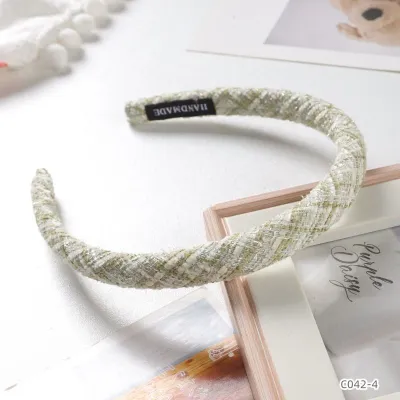 ProX Sage Green Tweed Thin Headband_B-602-17_img_0