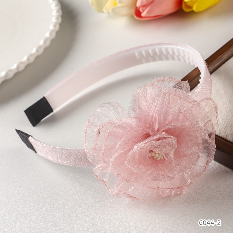ProX Pink Mesh Flower Headband B-601-6
