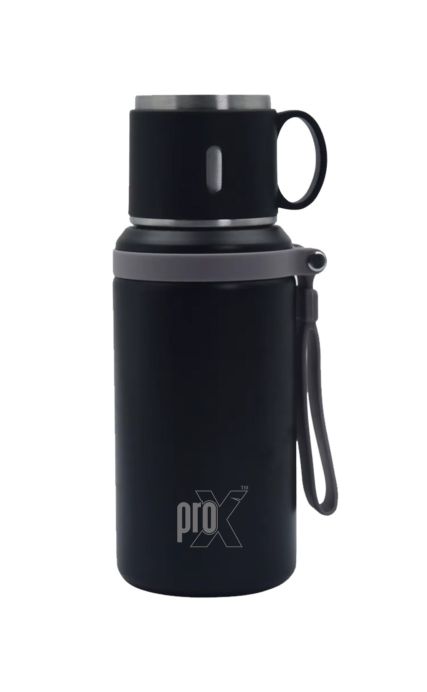 Prox Double Wall Stainless Steel Vacuum Insulated 600ml Water Bottle WB-3040 (Black)