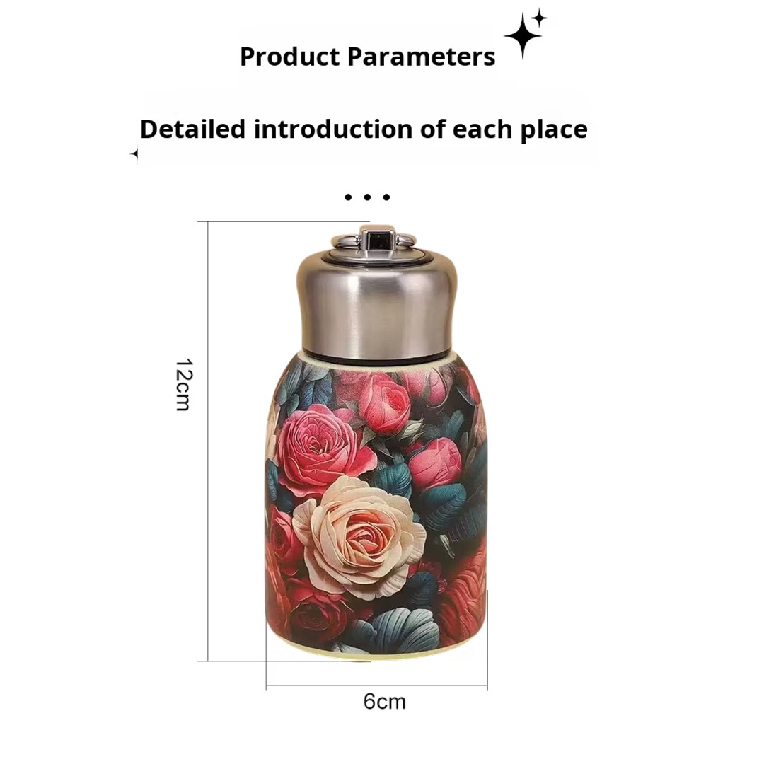 300ml High Quality SS Thermos Water Bottle – WB-2609 Rose_img_2