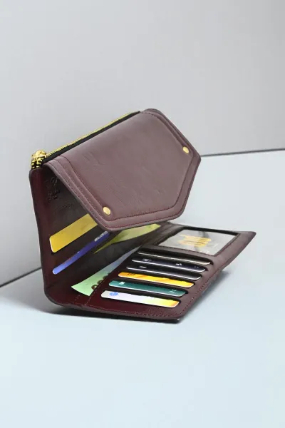 ProX Ladies Purse LW-2883 Wine Brown_img_0