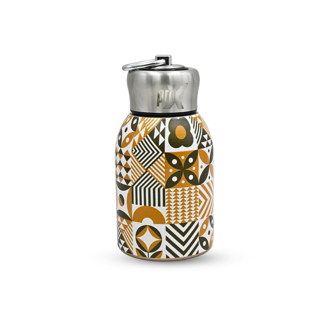 300ml High Quality SS Thermos Water Bottle – WB-2609 Square Pattern_img_0