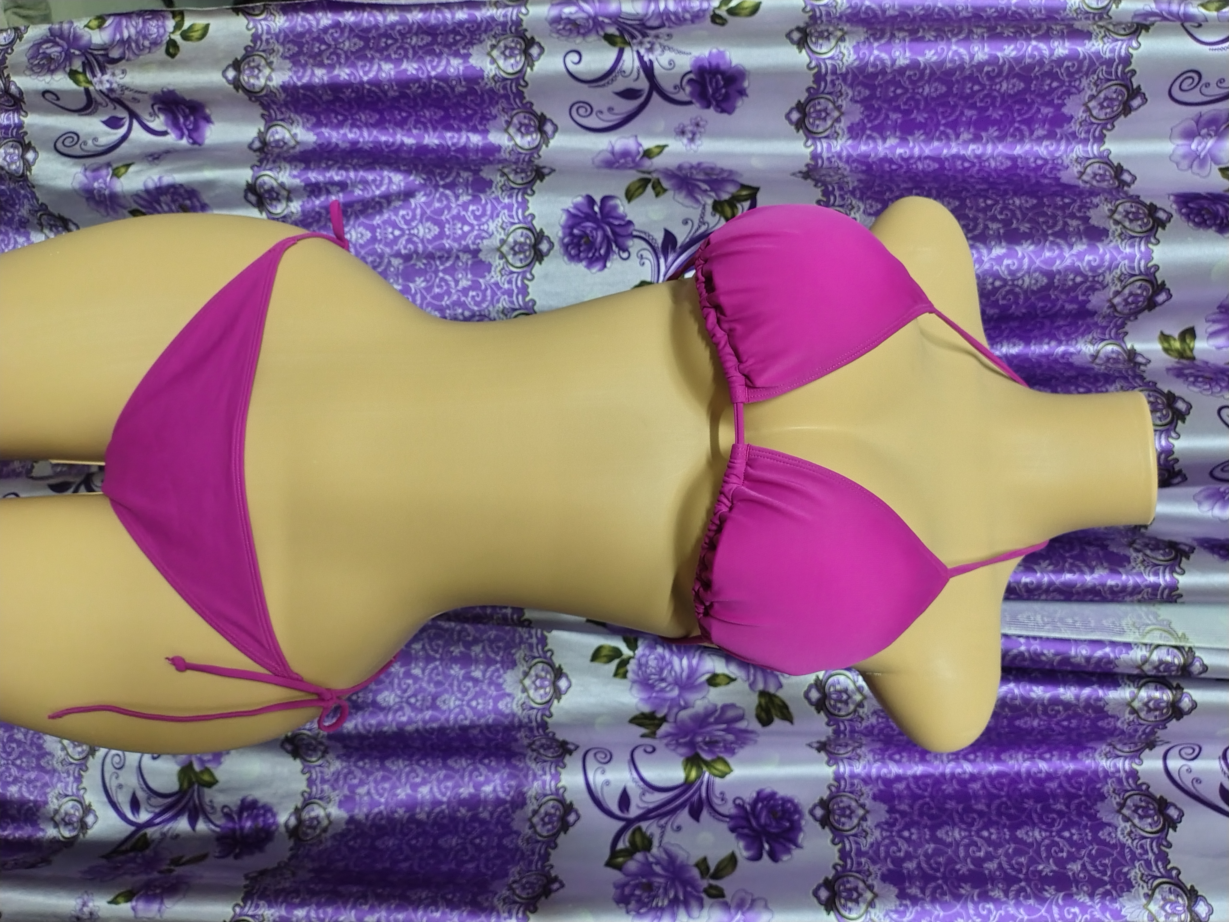 Women’s Stylish Bikini Set Collection – Tribal Print, Neon,Black & White,Solid Pink, Check & Hot Pink Two Piece Swimwear for Beach & Pool Party_img_4