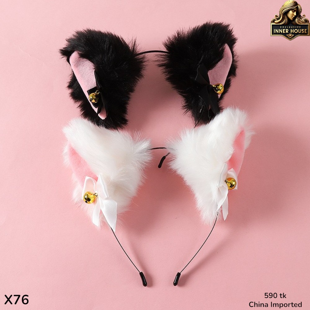 Black Cat Ear Headband with Bell Choker Set – Cute Cosplay & Kawaii Anime Accessories for Women._img_5