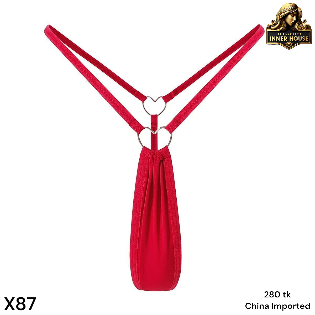 Heart Ring G-String Panty for Women | Sexy Low Waist Thong Panty | Soft Stretch Lingerie | China Imported_img_3