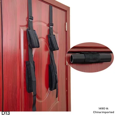 Premium Door Hanging Adjustable Bondage Restraint Strap Set for Couples | Over The Door Wrist & Leg Cuffs | Soft Padded Adult Positioning System_img_2