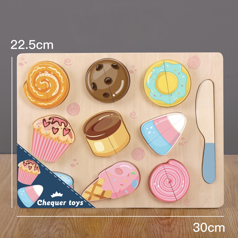 Kids Wooden Montessori Puzzle Board Set | Educational Fruit, Vegetable, Food & Doctor Learning Toy_img_7