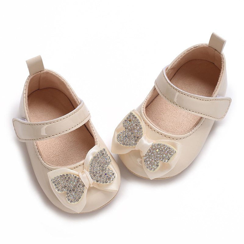 Baby Girls Butterfly Bow Soft Anti-Slip Princess Party Shoes (0 to 12 months)_img_6